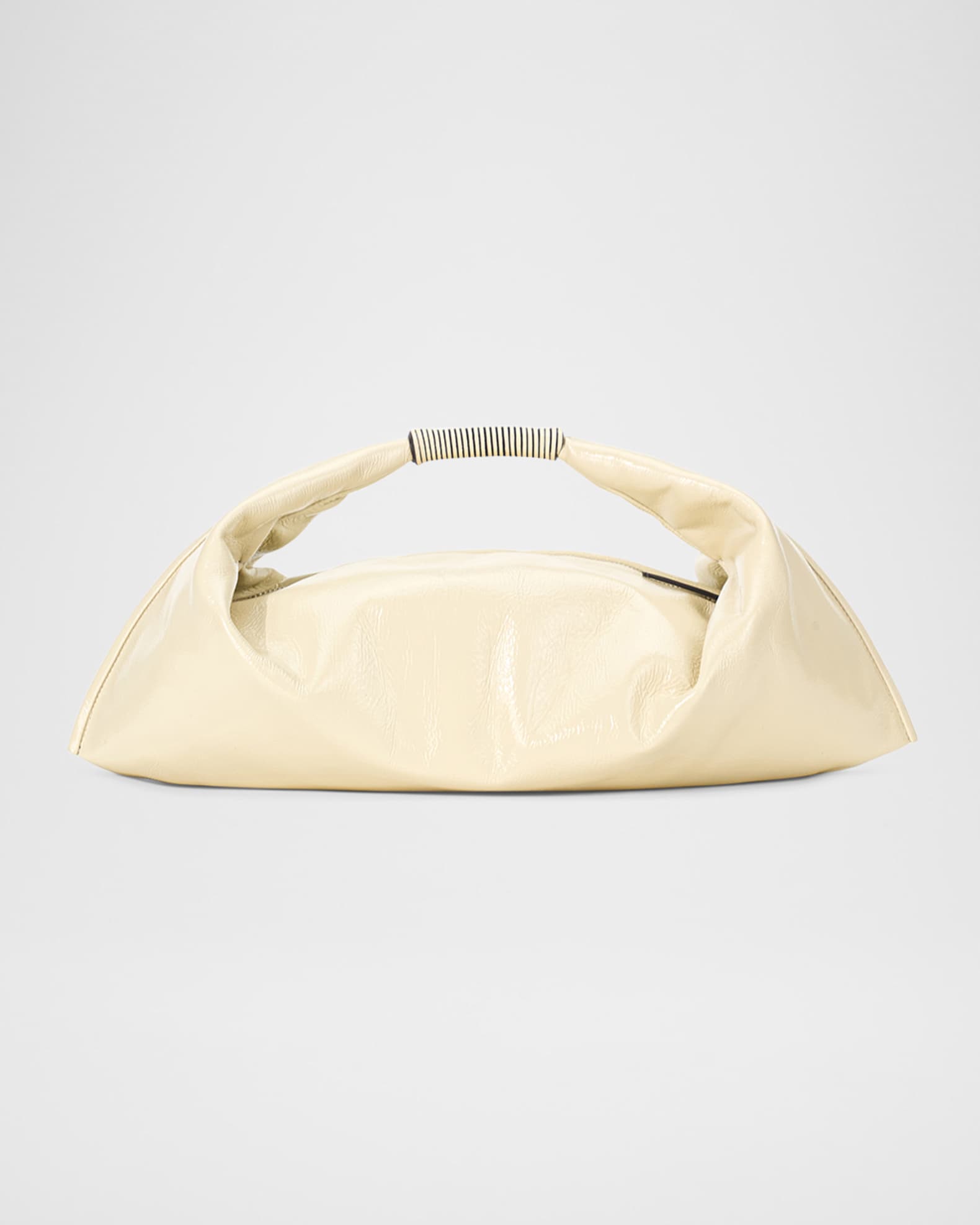 Ronnie Mini Crinkled Leather Top-Handle Bag 0