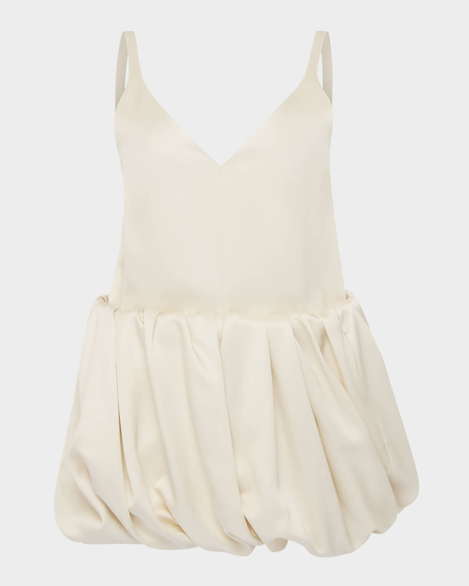 Rolled Hem Duchesse Mini Dress 0