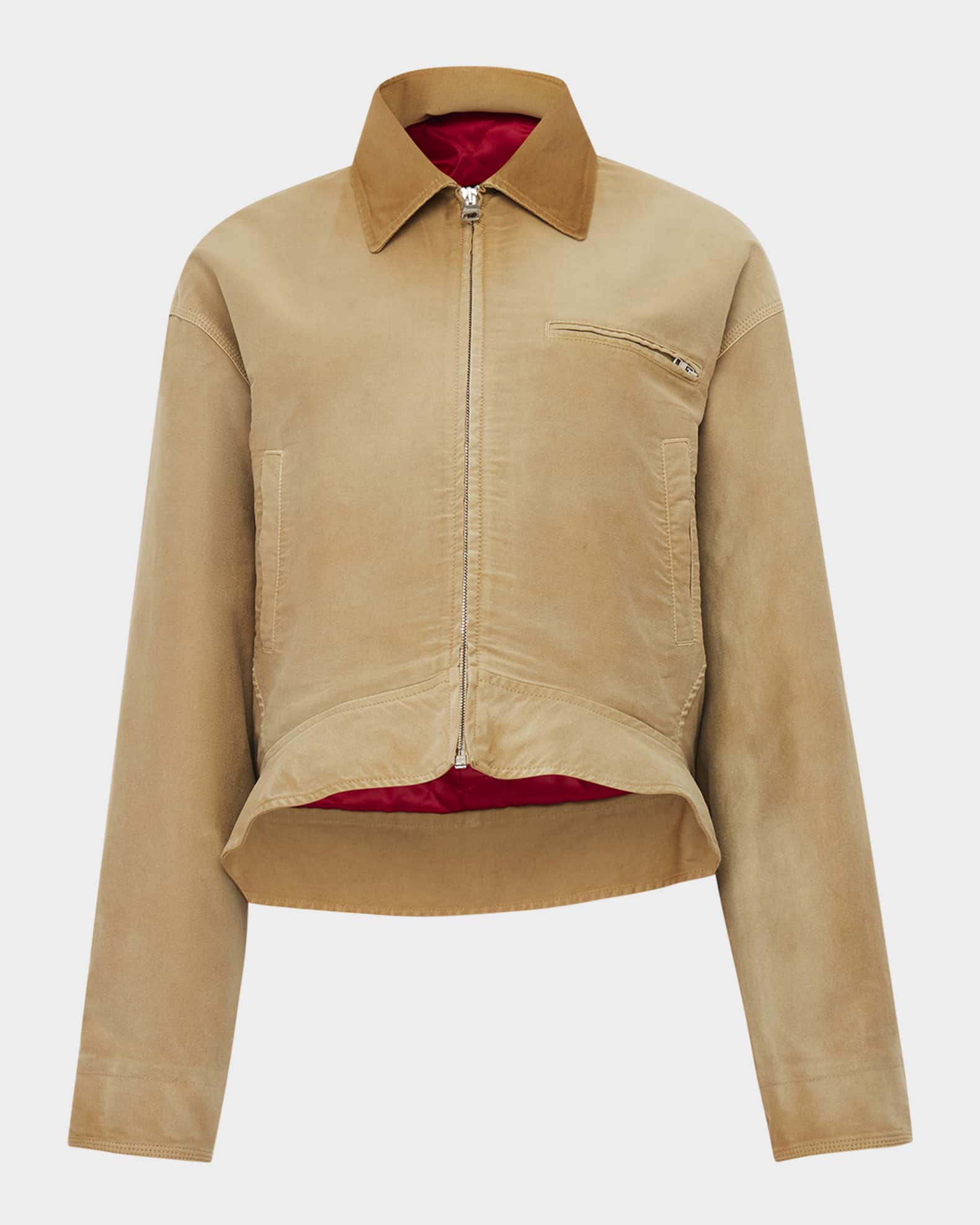 Curved Hem Workwear Jacket 0