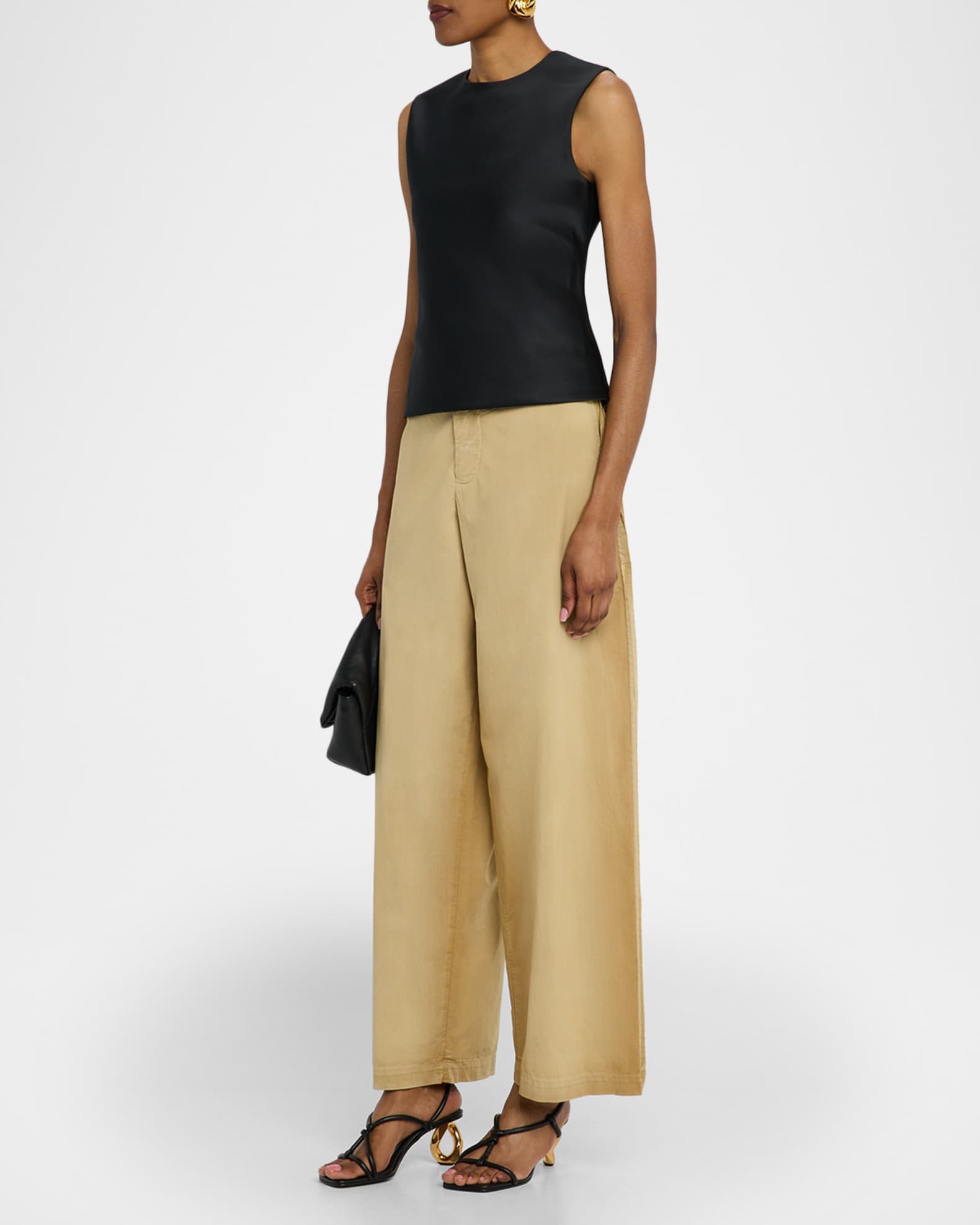 Bias Cut Sleeveless Top 1