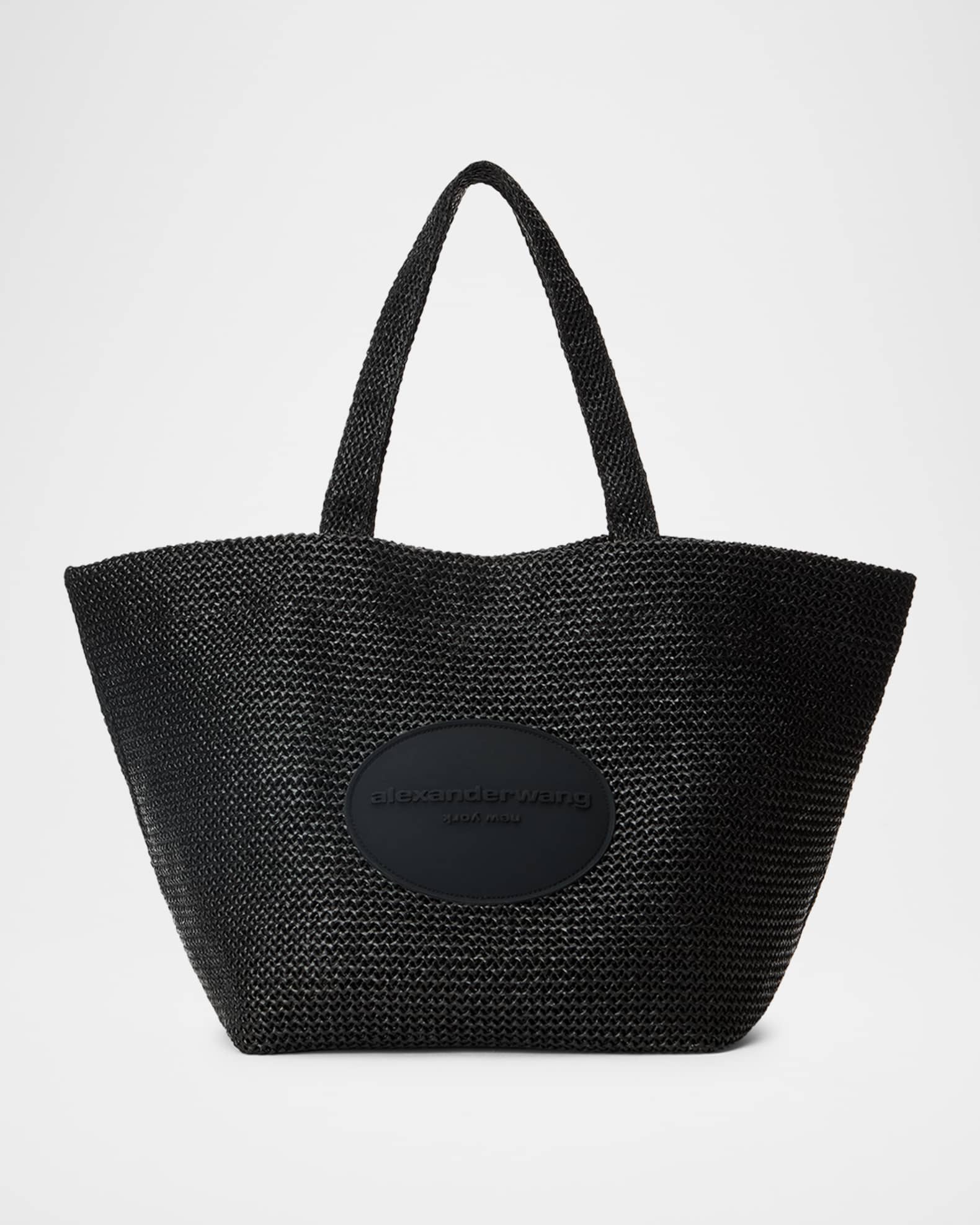Alexander Wang Punch XL Raffia Shopper Tote Bag | Neiman Marcus