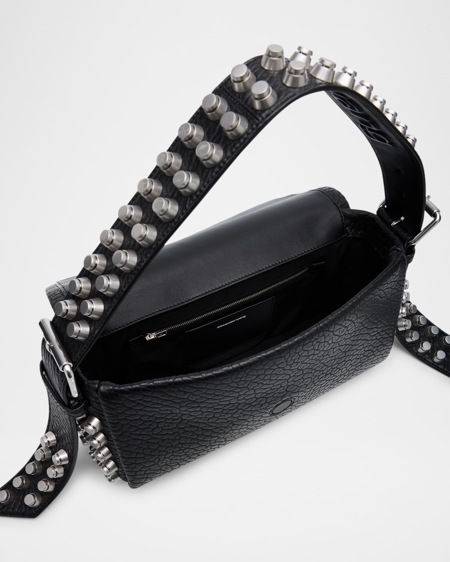 Alexander Wang Roz Studded Leather Shoulder Bag | Neiman Marcus