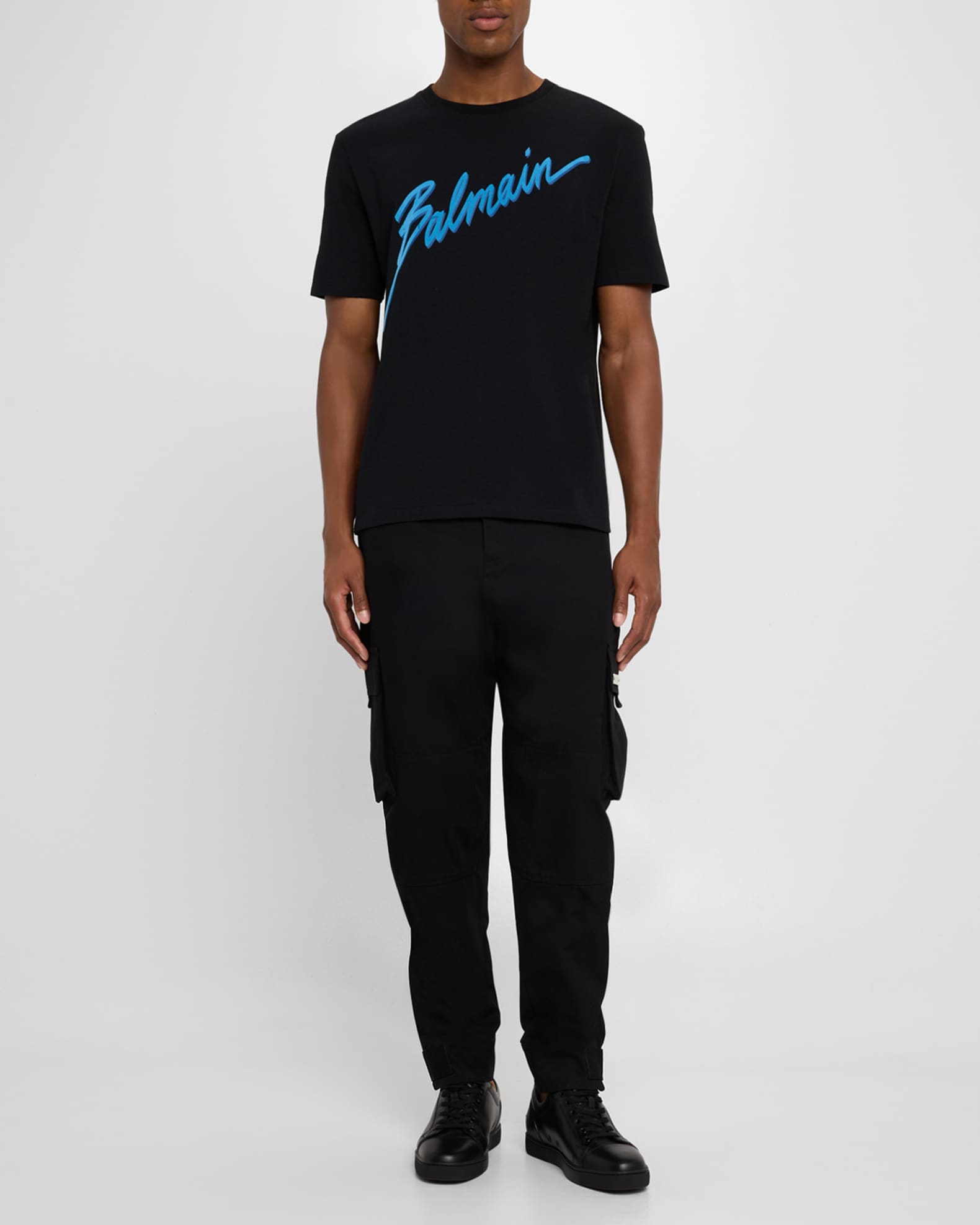 Men's Flocked Logo T-Shirt 1