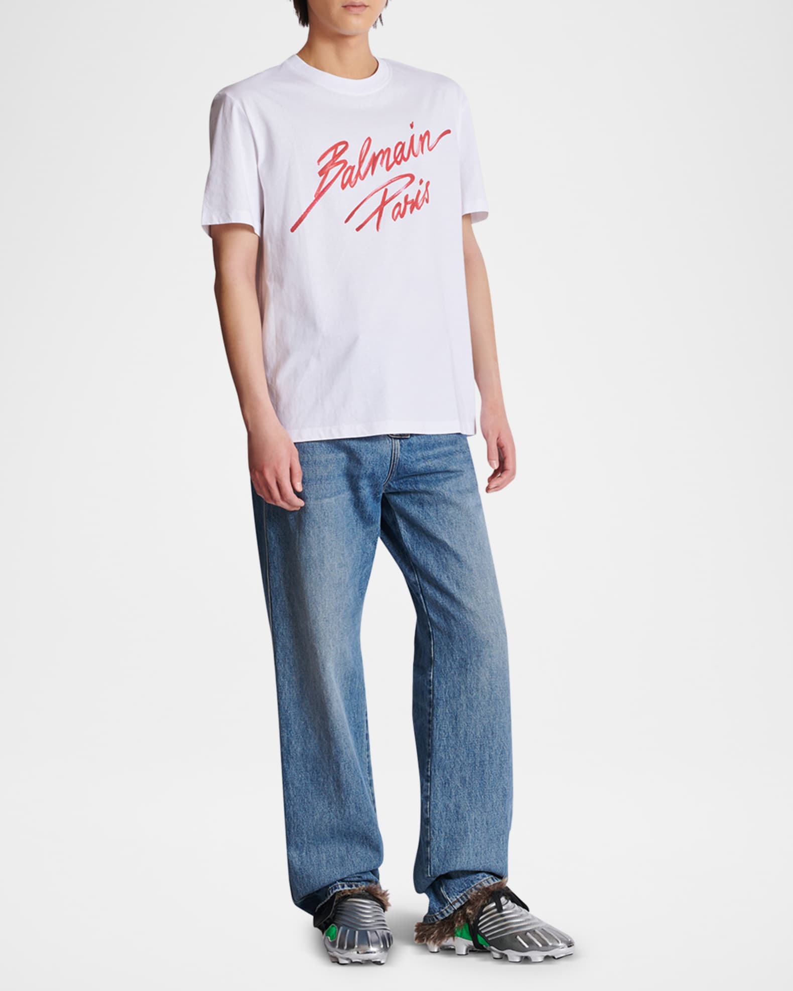Men's Lipstick Paris Logo T-Shirt 1