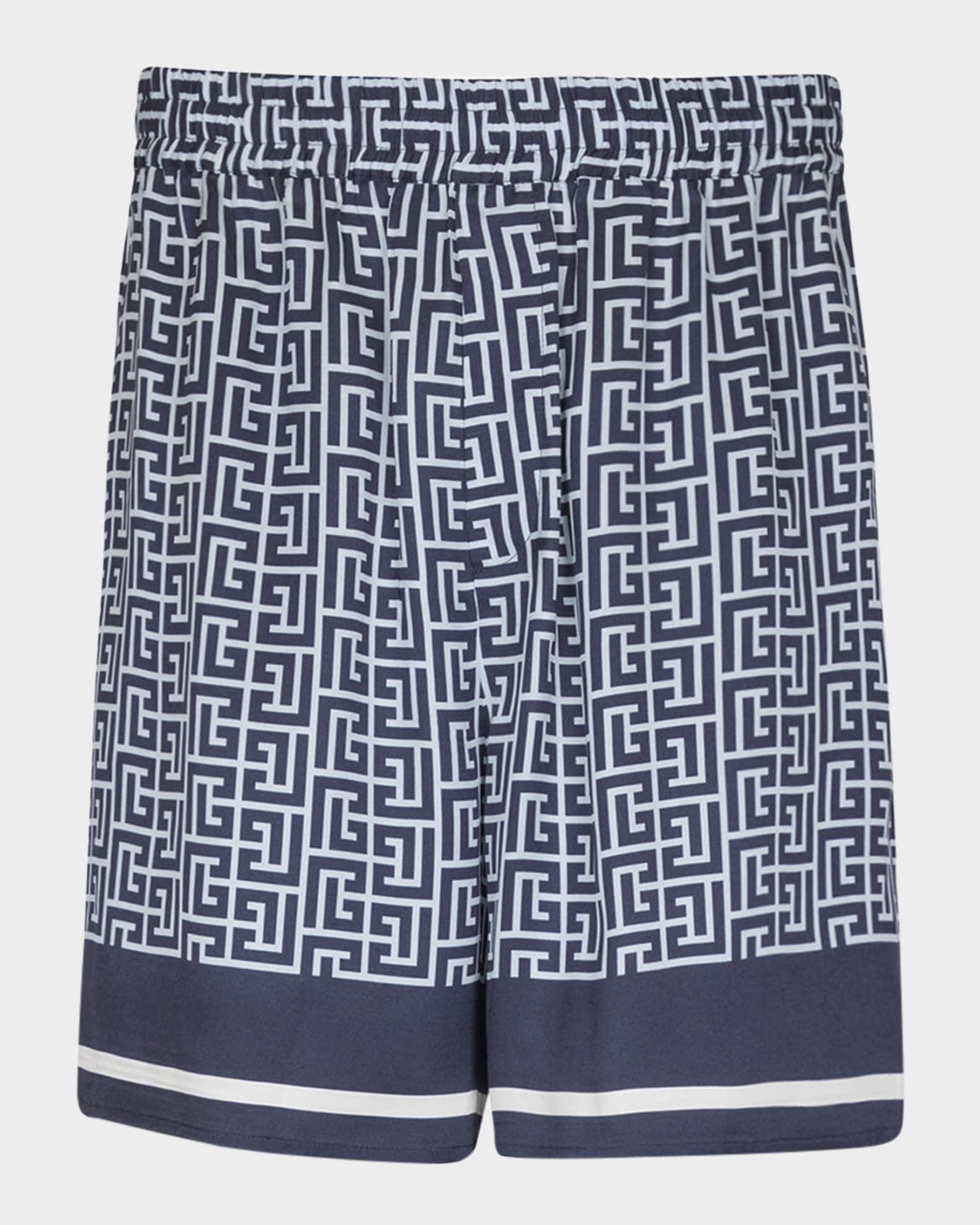 Men's Monogram Pull-On Shorts 0