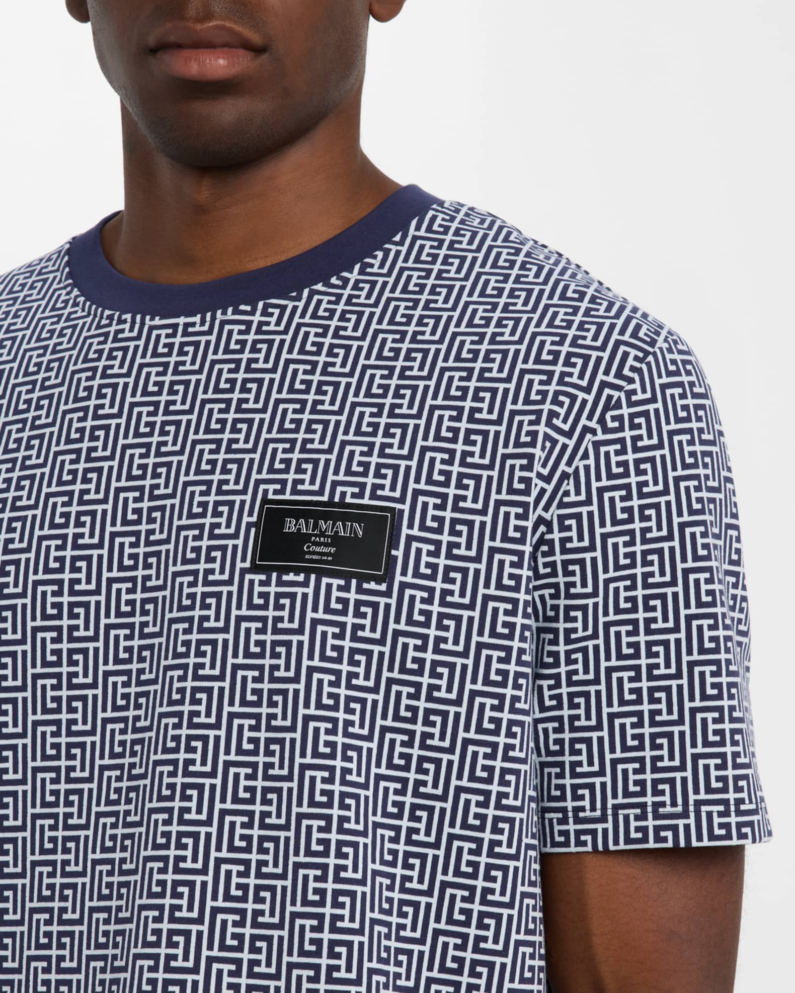 【定価8万超】BALMAIN T-SHIRTS OVER MONOGRAM 定価8万超】BALMAIN T-SHIRTS OVER MONOGRAM