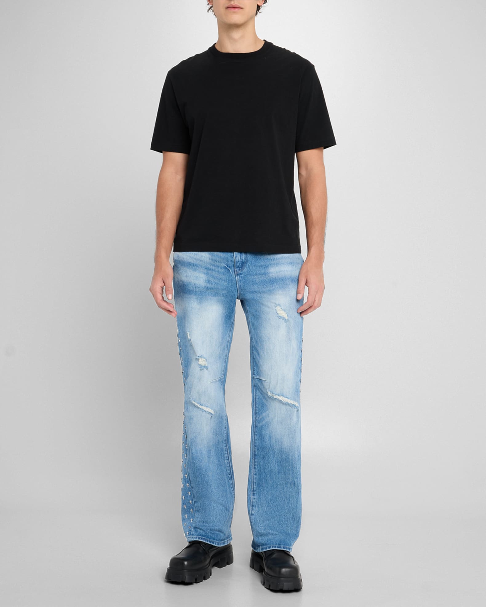 Men's Zed Cross Panel Jeans 1