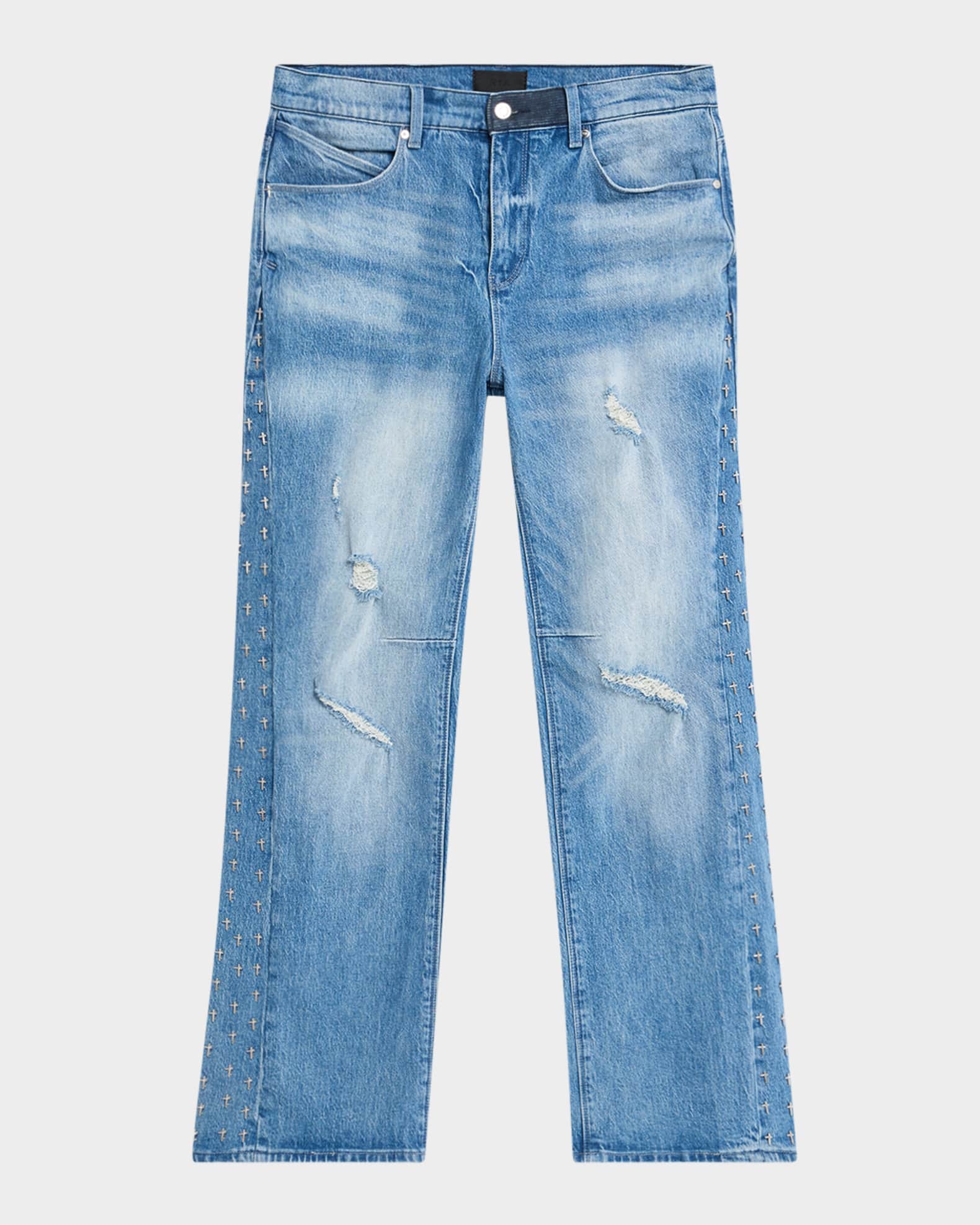 Men's Zed Cross Panel Jeans 0