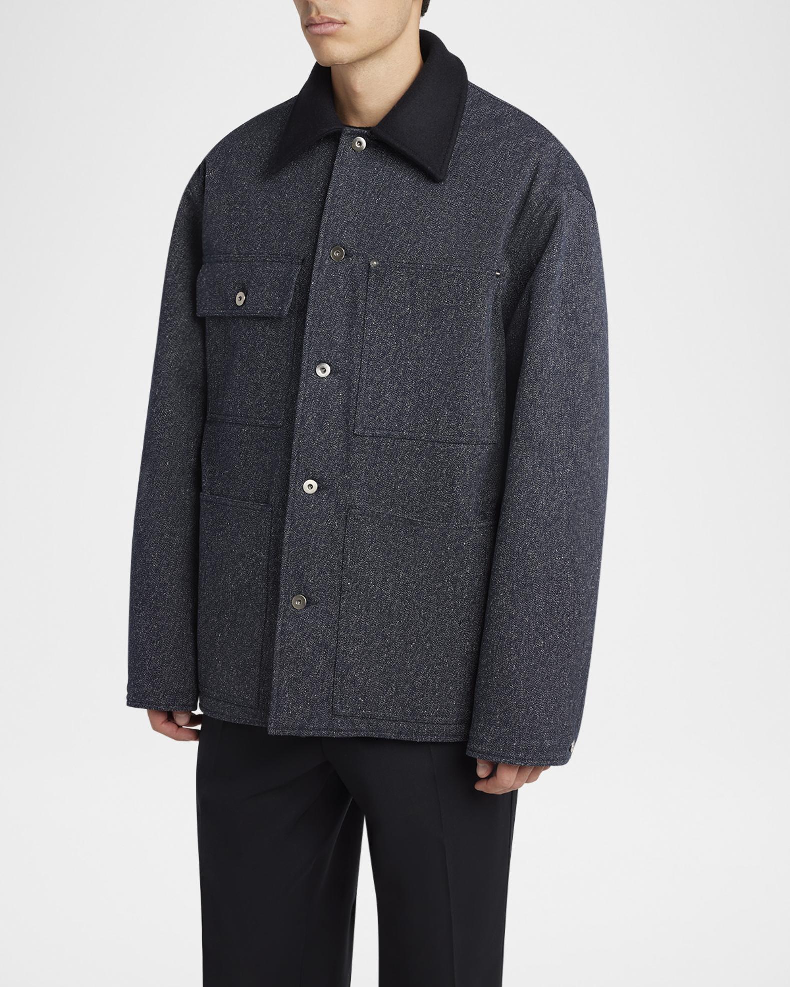 Jil Sander Men's Boxy-Fit Workwear Jacket | Neiman Marcus