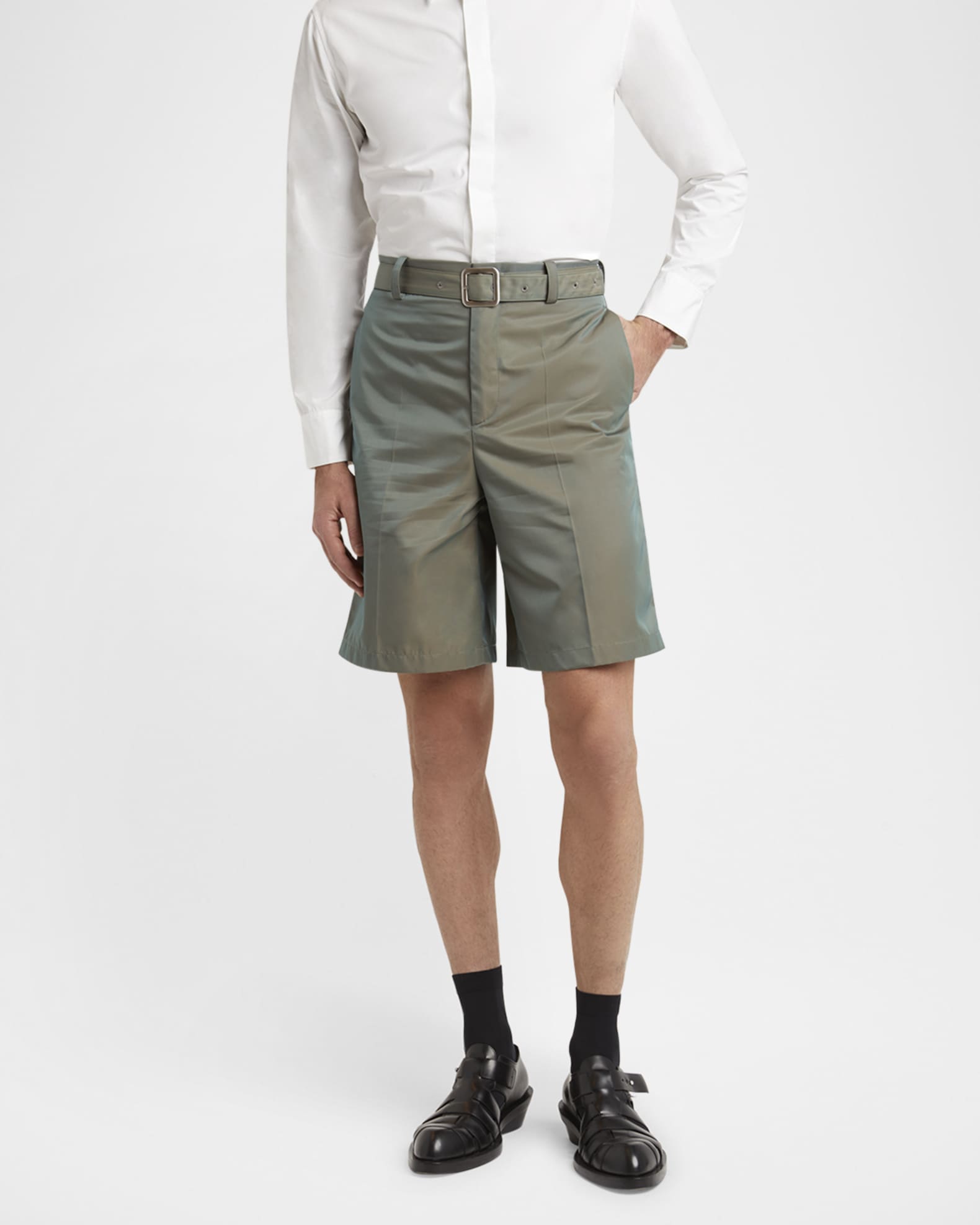 【送料&関税込】Jil Sander Belted Straight-leg Shorts JIL SANDER | BELTED SHORTS