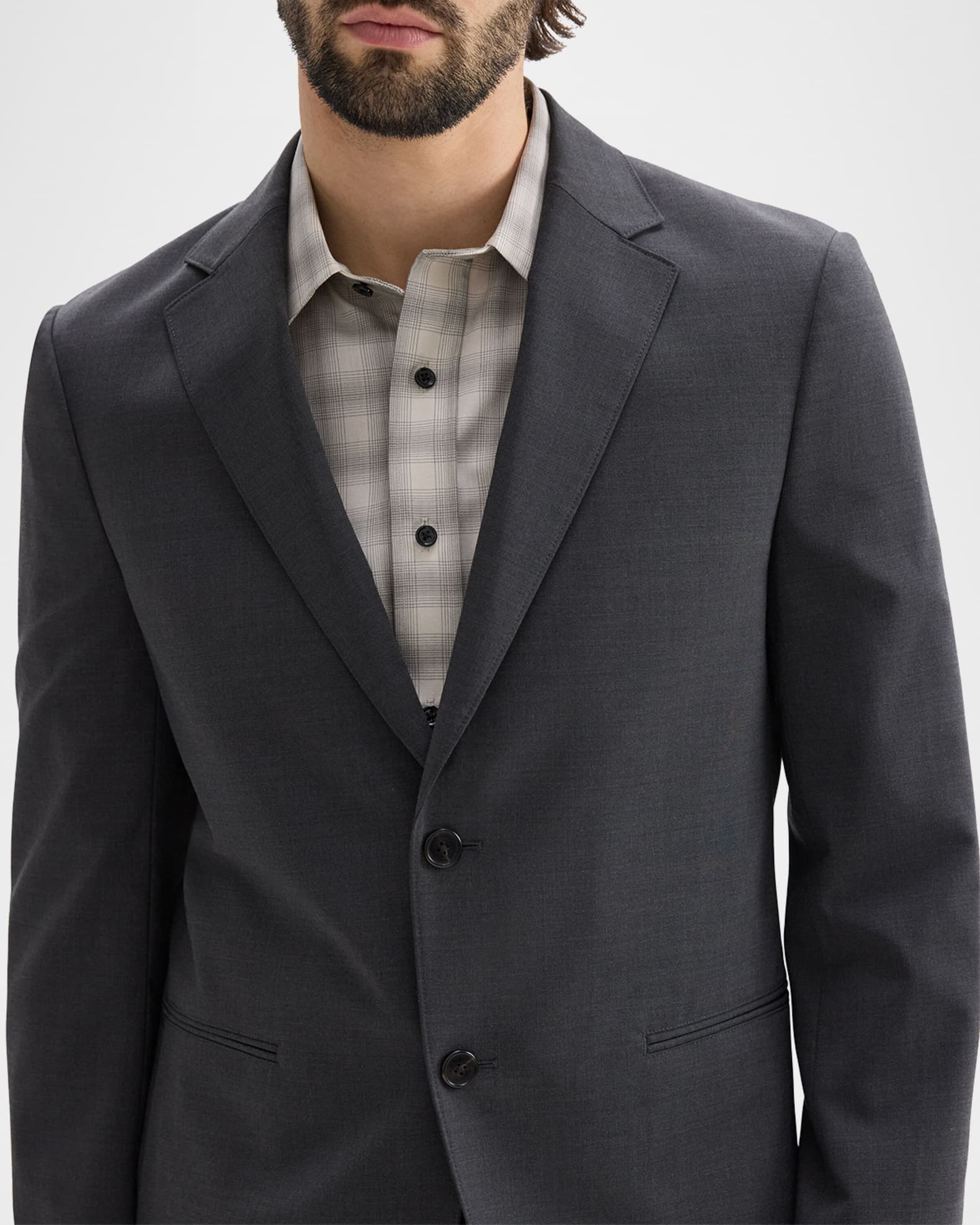 Theory Men's Clinton Blazer in Motion Wool | Neiman Marcus