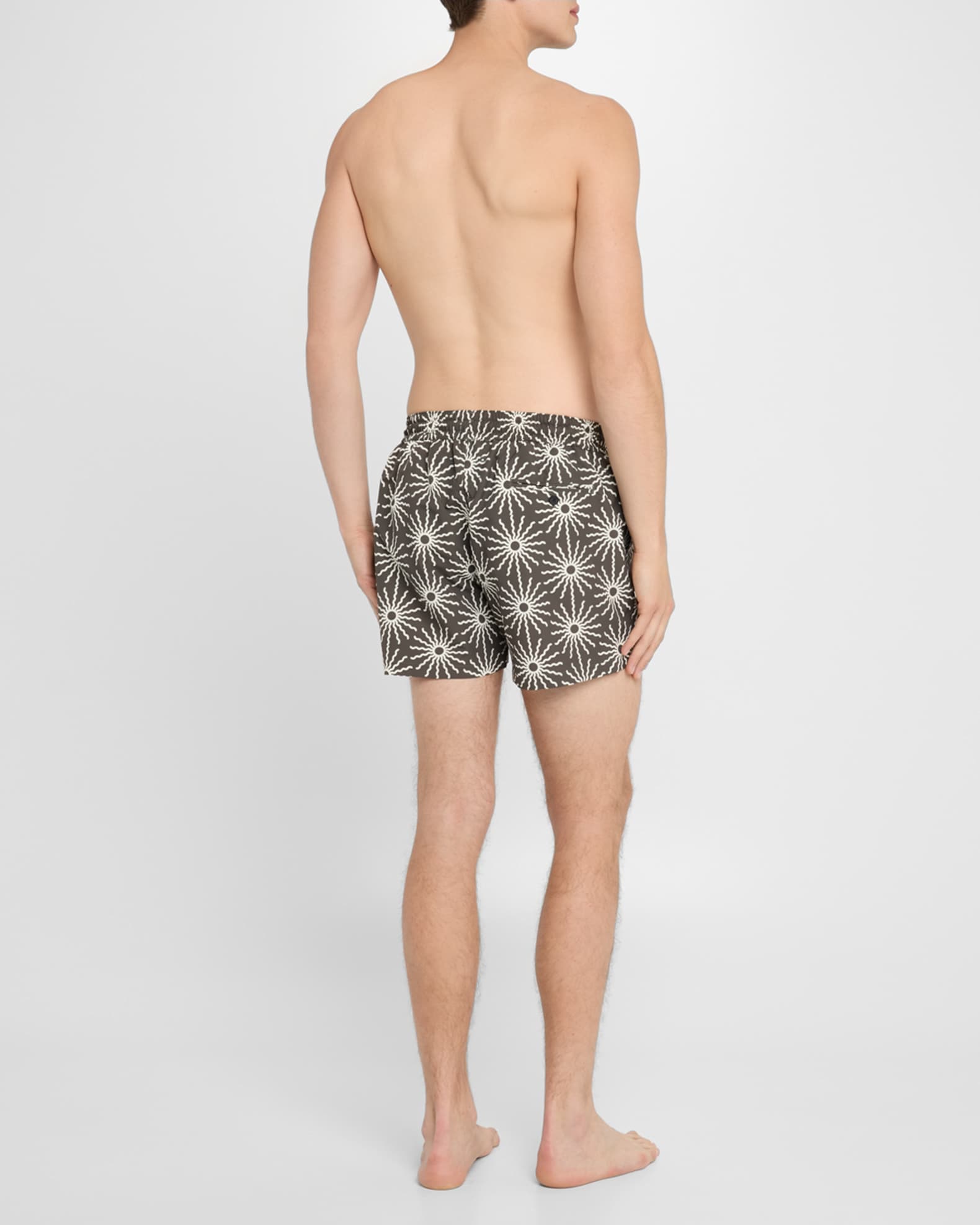 Frescobol Carioca Men's Rio O Sol-Print Swim Shorts | Neiman Marcus
