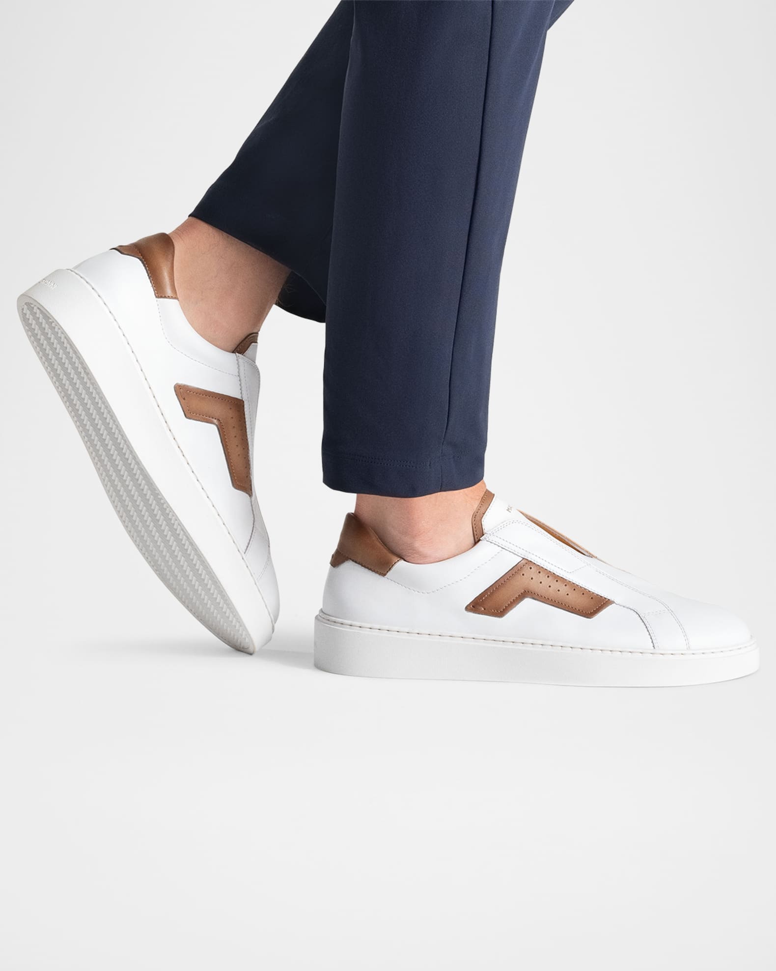 Men's Phoenix Leather Slip-On Sneakers 1