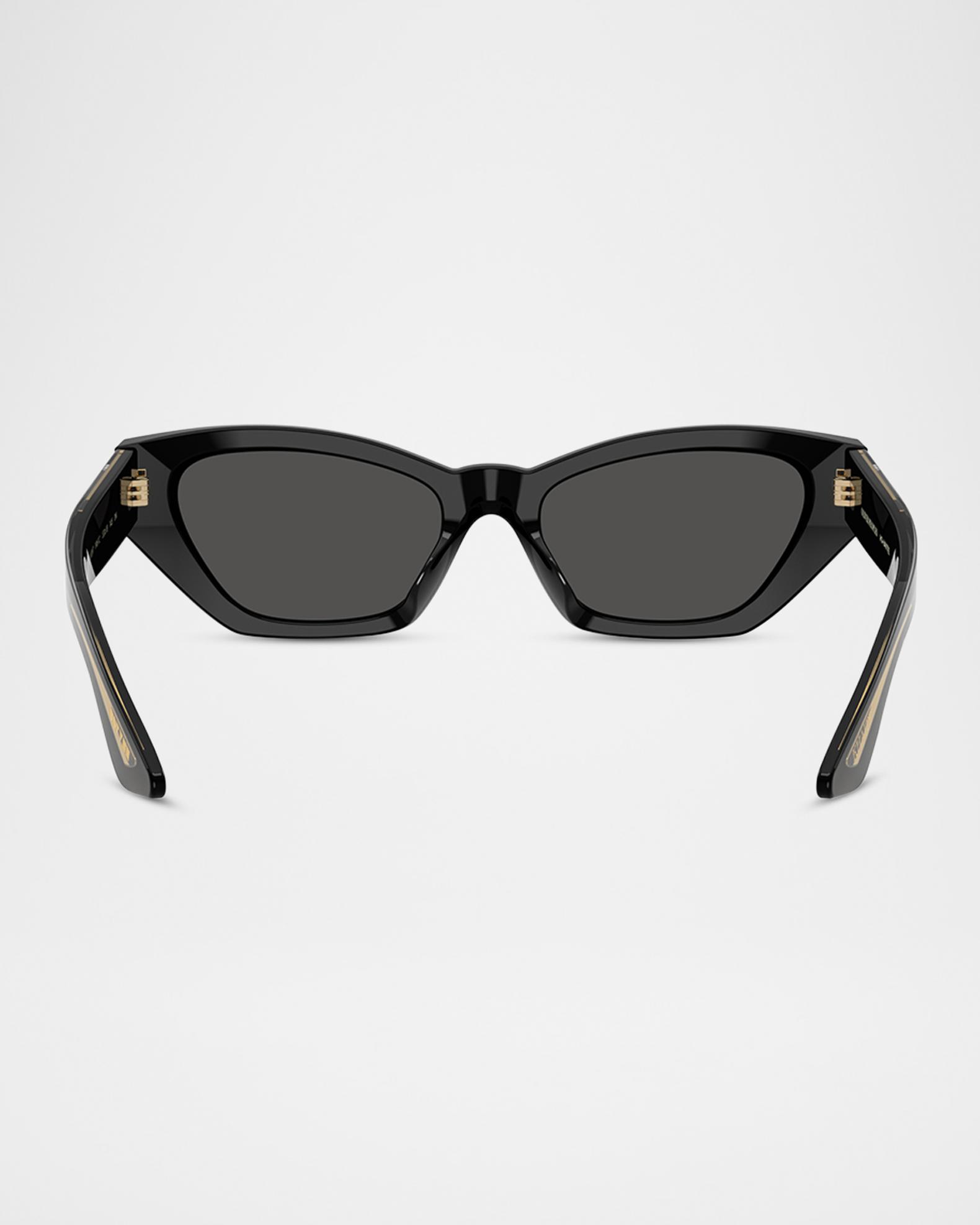 KHAITE Stylish Gold Frame Sunglasses with Dark Lenses KHAITE x Oliver Peoples 1991C in Gold and Green main image 4