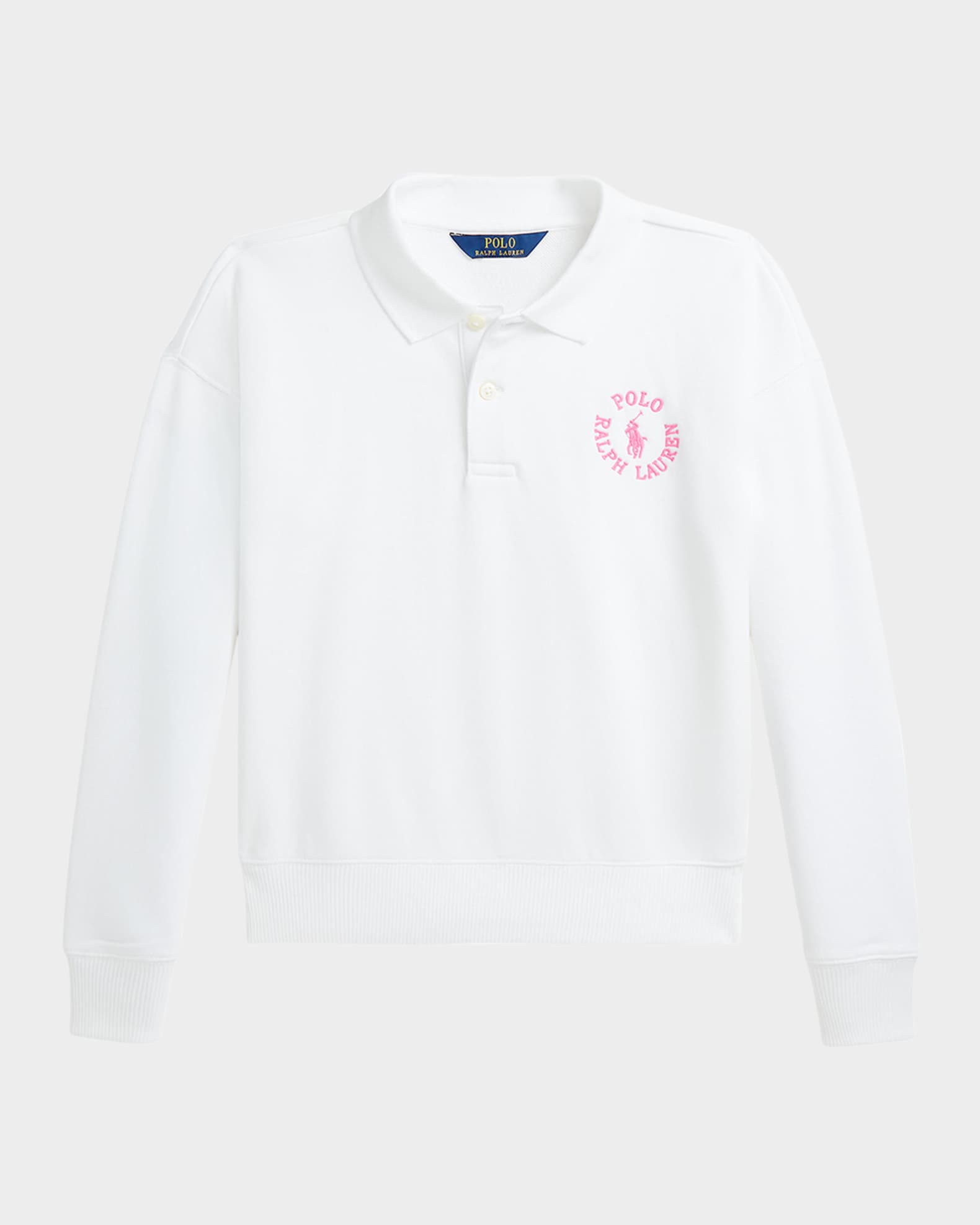 Girl's Polo Embroidered Sweatshirt 0