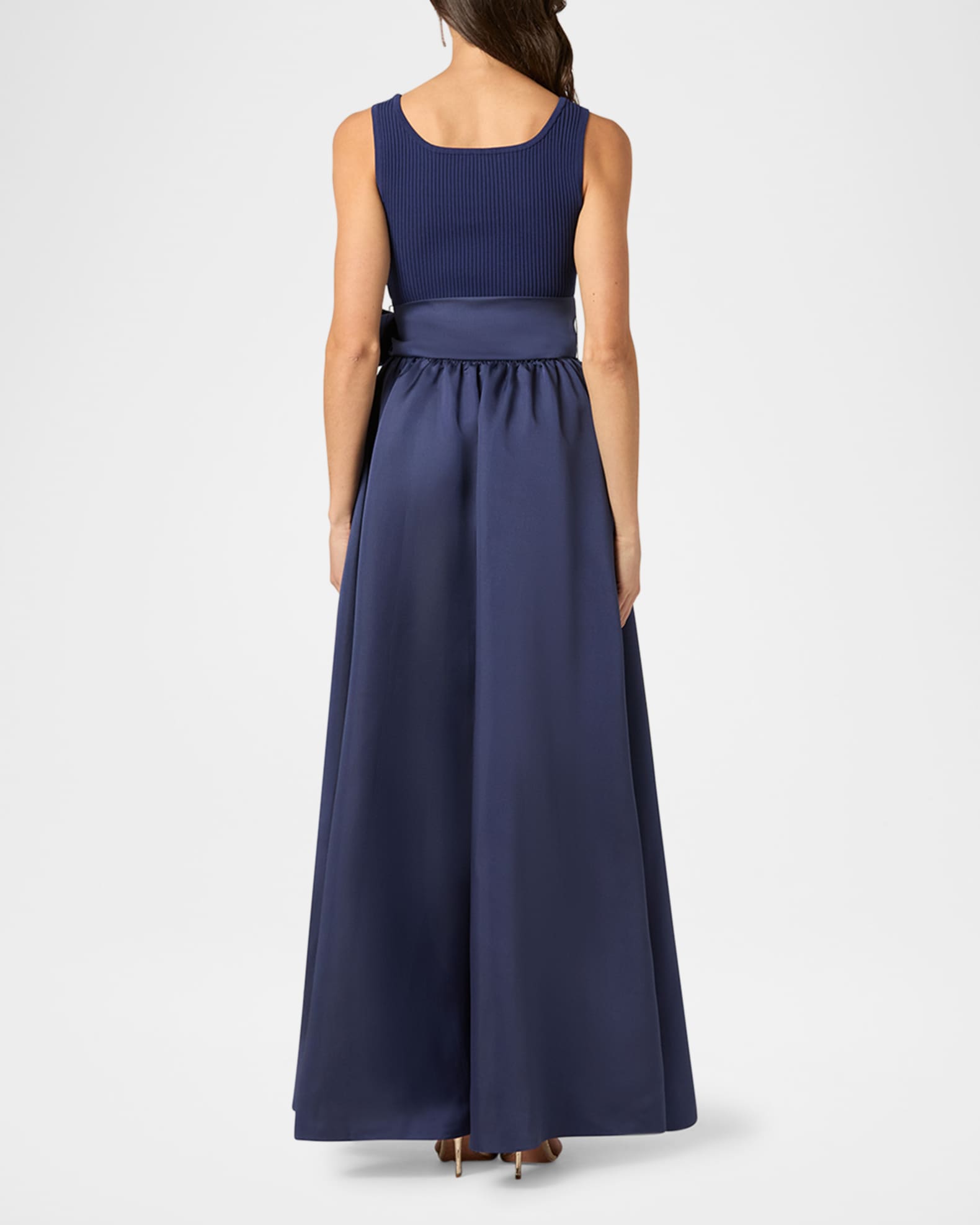 Shoshanna Women's Mercer Mikado-Knit Maxi Dress - Navy - Size XS