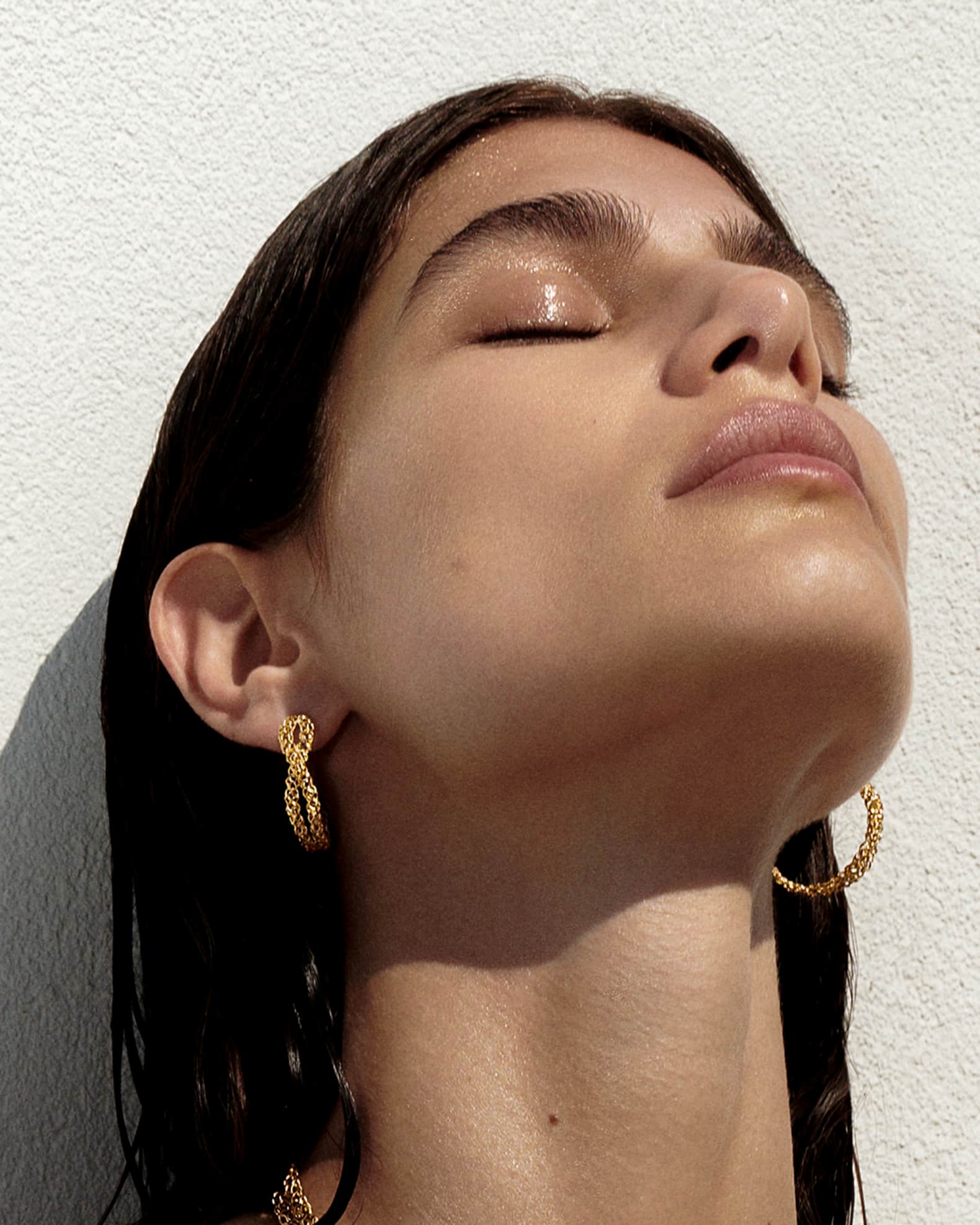 Cabo Chain Hoop Earrings 1