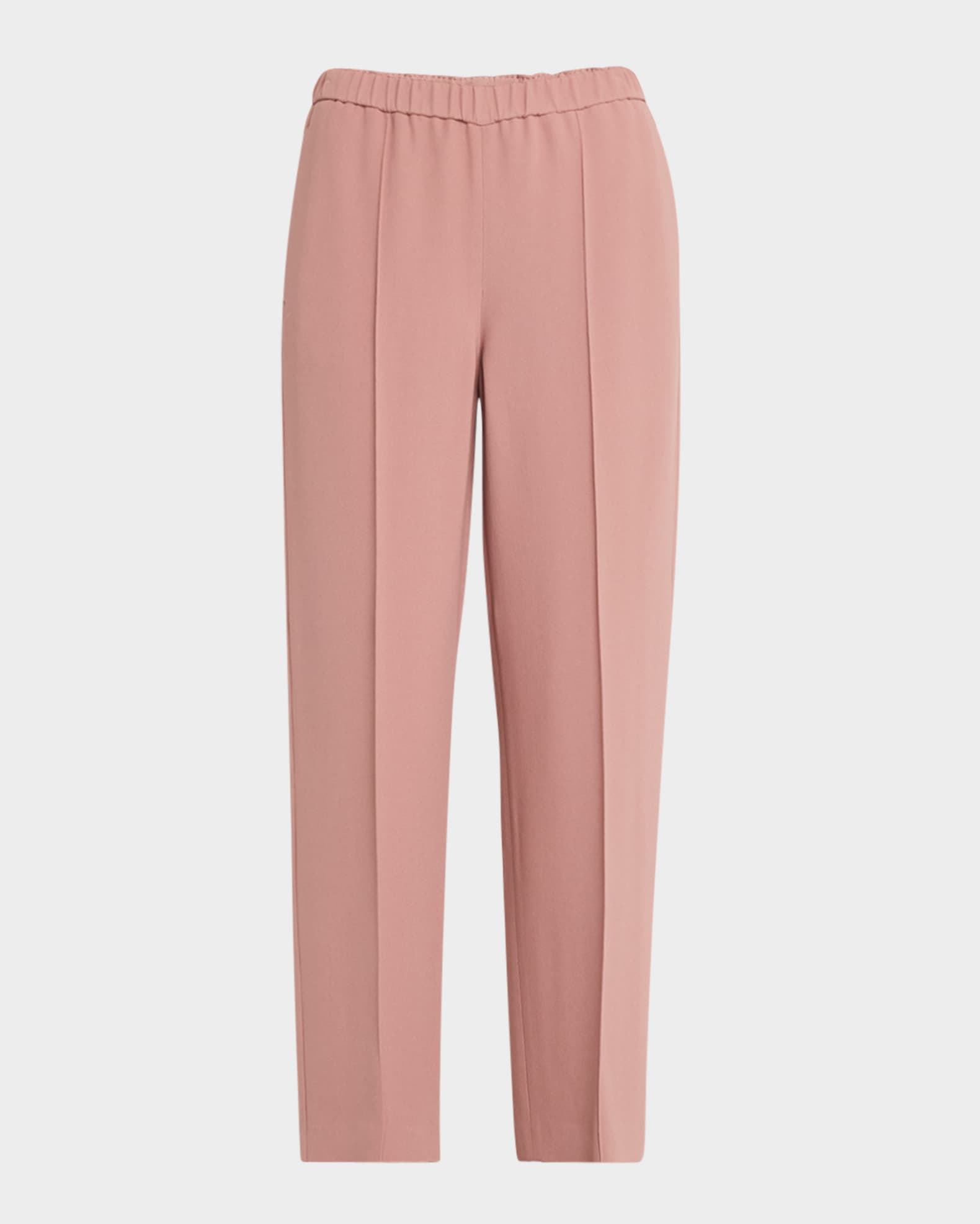 Cropped Pintuck Cady Trousers 0