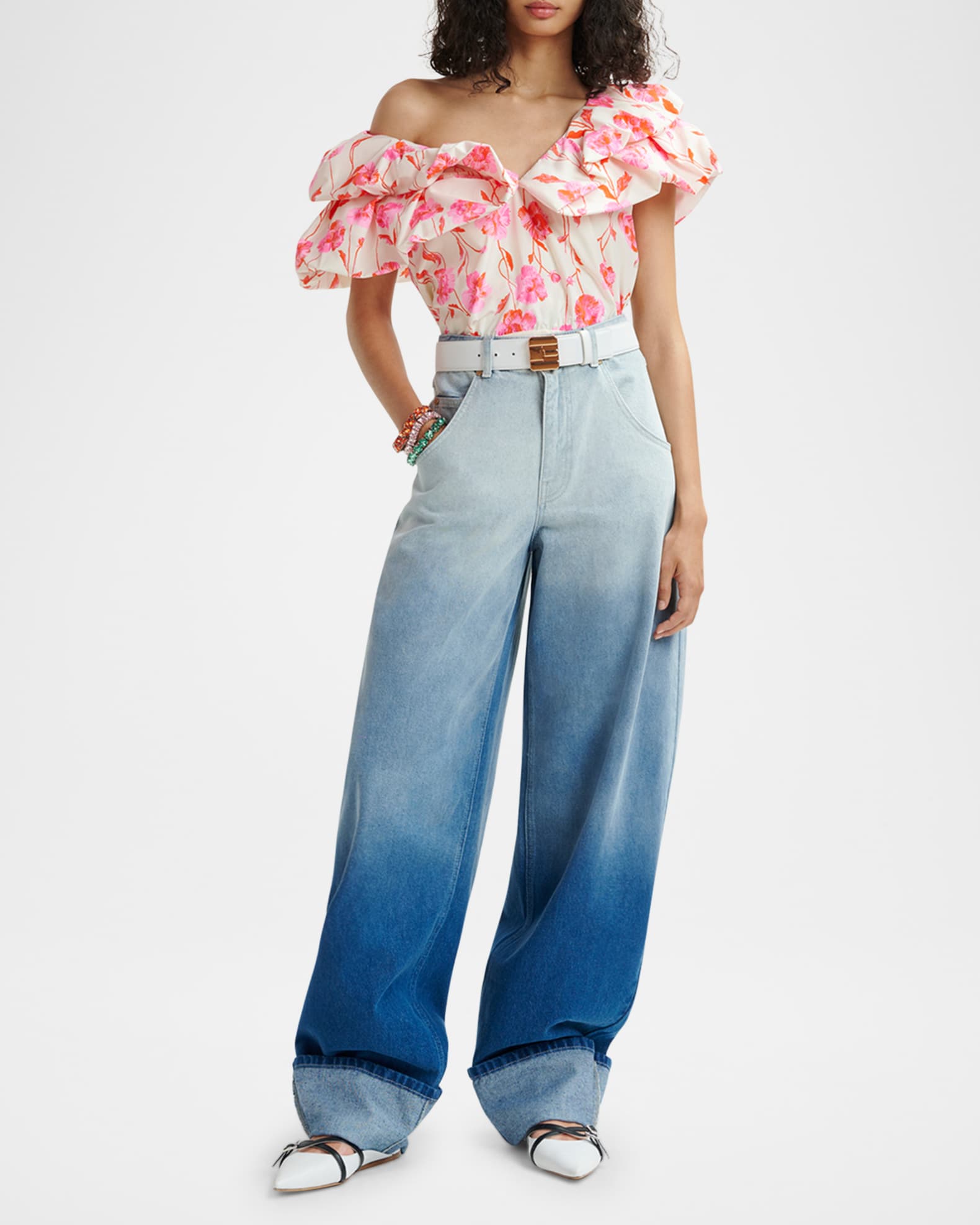 Hillary Voluminous Ruffle Bodysuit  1