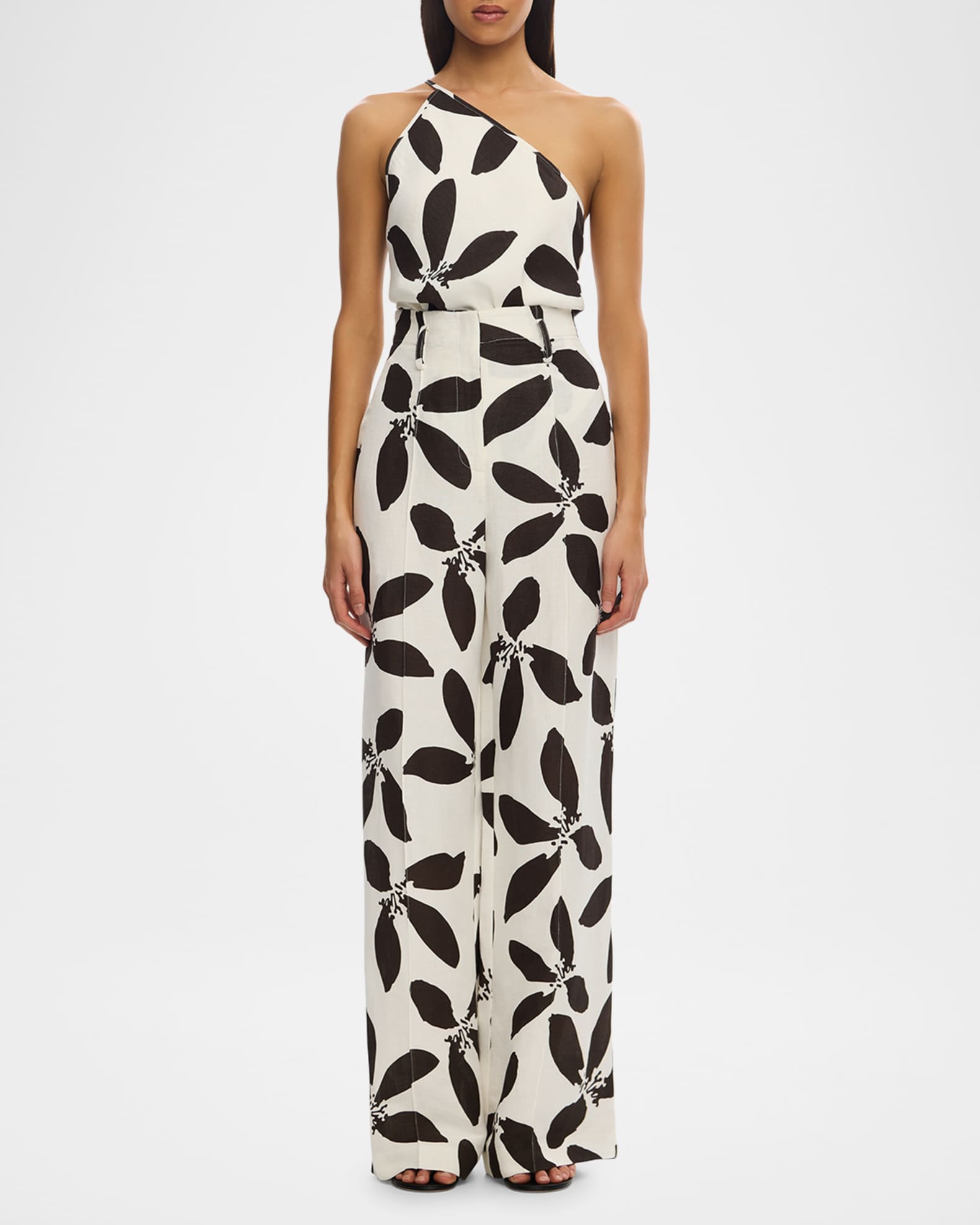 Jennifer Floral Wide-Leg Pants 1