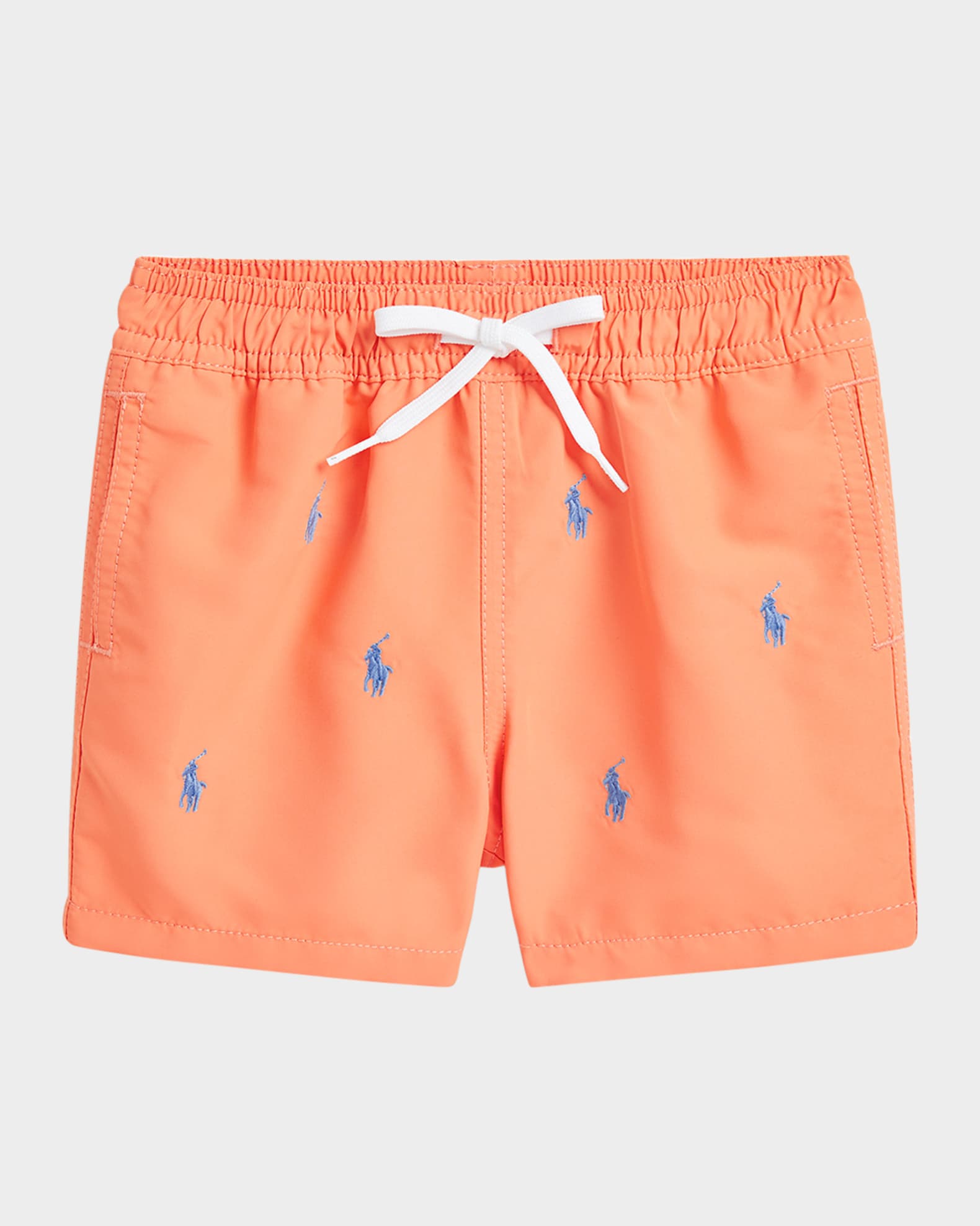 Boy's Pony Embroidered Swim Shorts 0