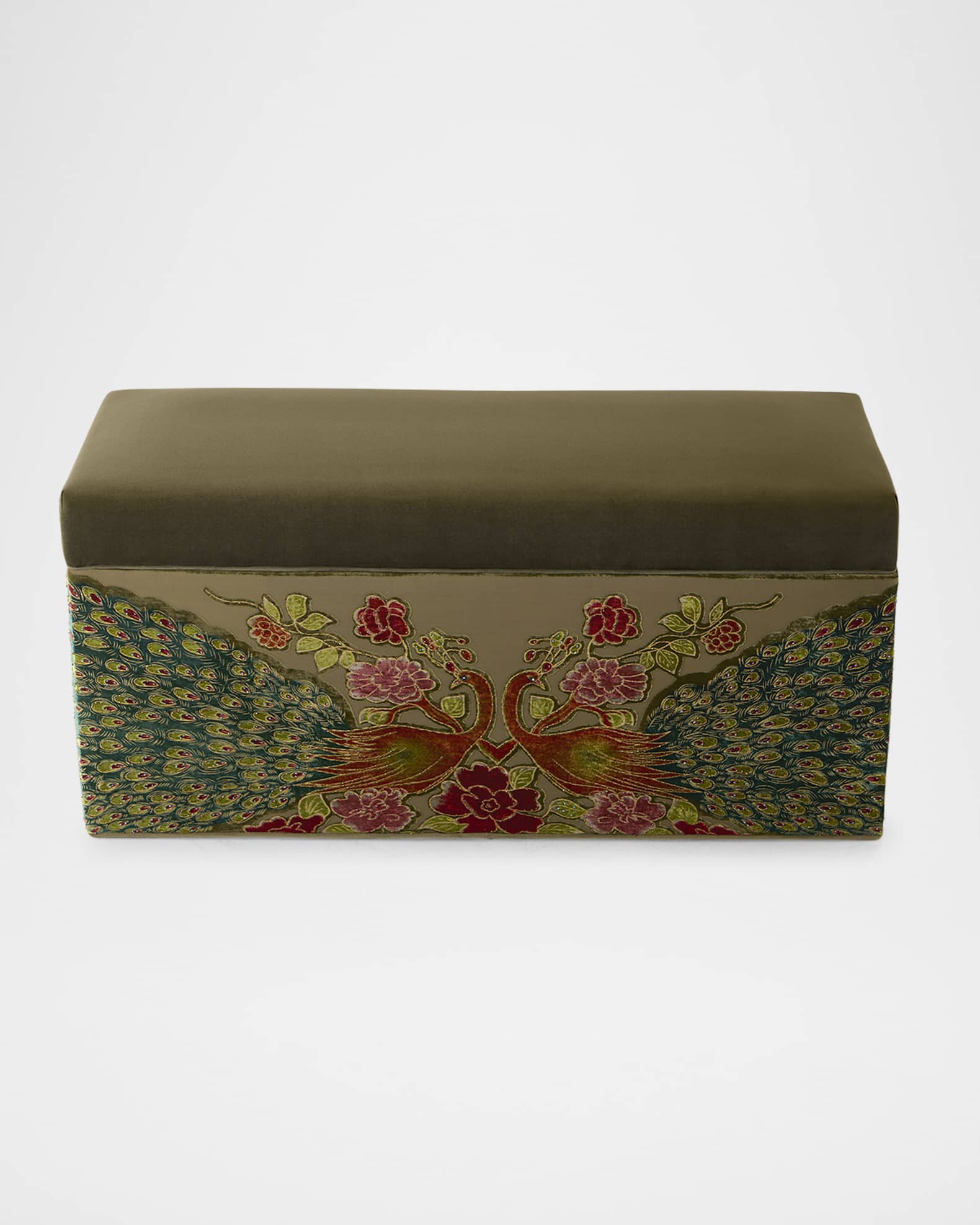 Peacock Refined Simplicity Storage Bench 1