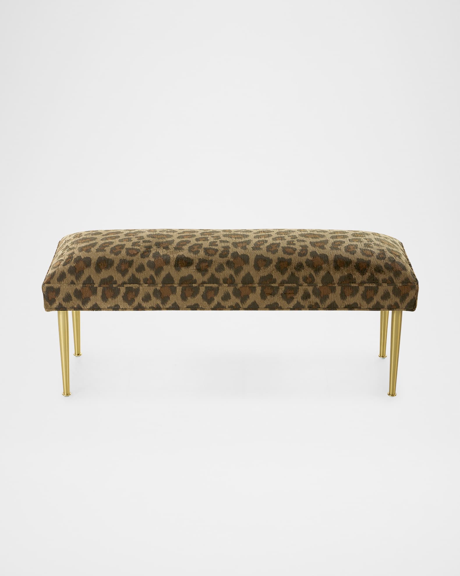 Kylee Leopard Bench, 42" 1