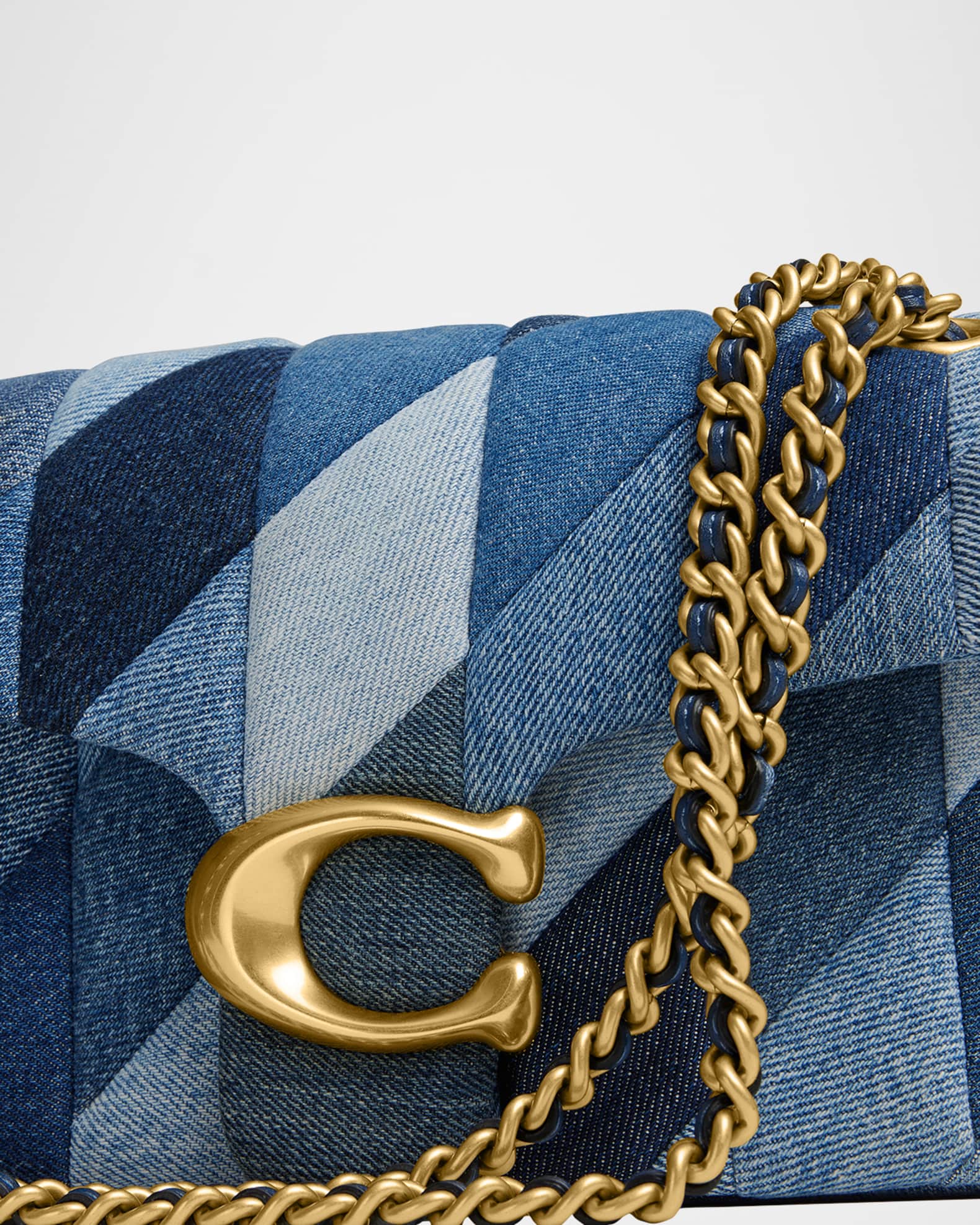 Coach Tabby 26 Quilted Patchwork Denim Shoulder Bag | Neiman