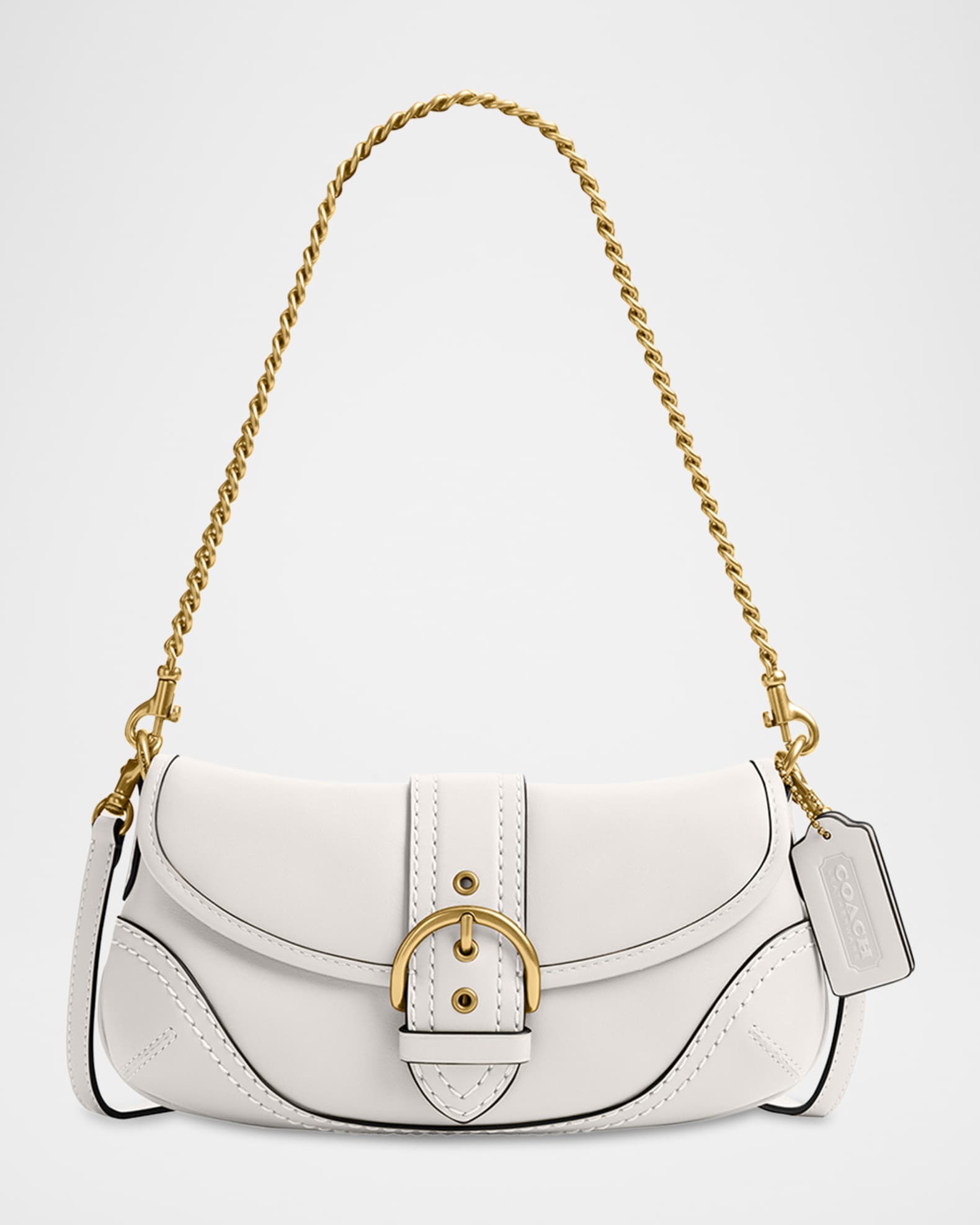 COACH ソーホーバッグ 25 COACH Crystal Signature Jacquard Soho Bag 25 with Chain and