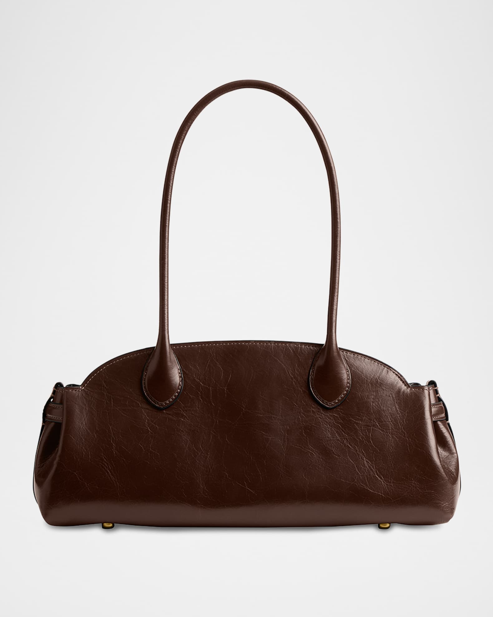 Coach Empire 34 Glazed Leather Shoulder Bag | Neiman Marcus