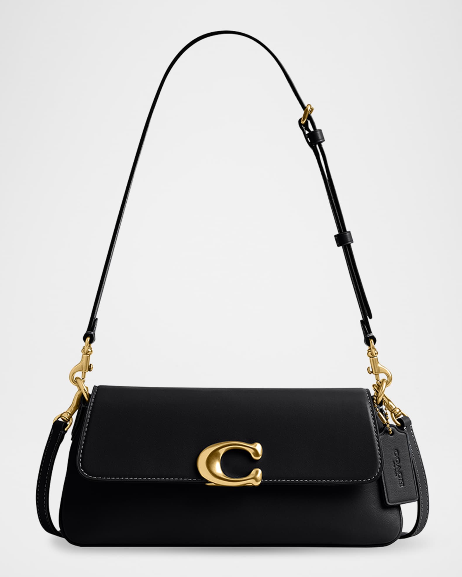 【Coach】Refined Calf Leather Jet Shoulder Bag Coach Jet Refined Calf Leather Shoulder Bag | Neiman Marcus