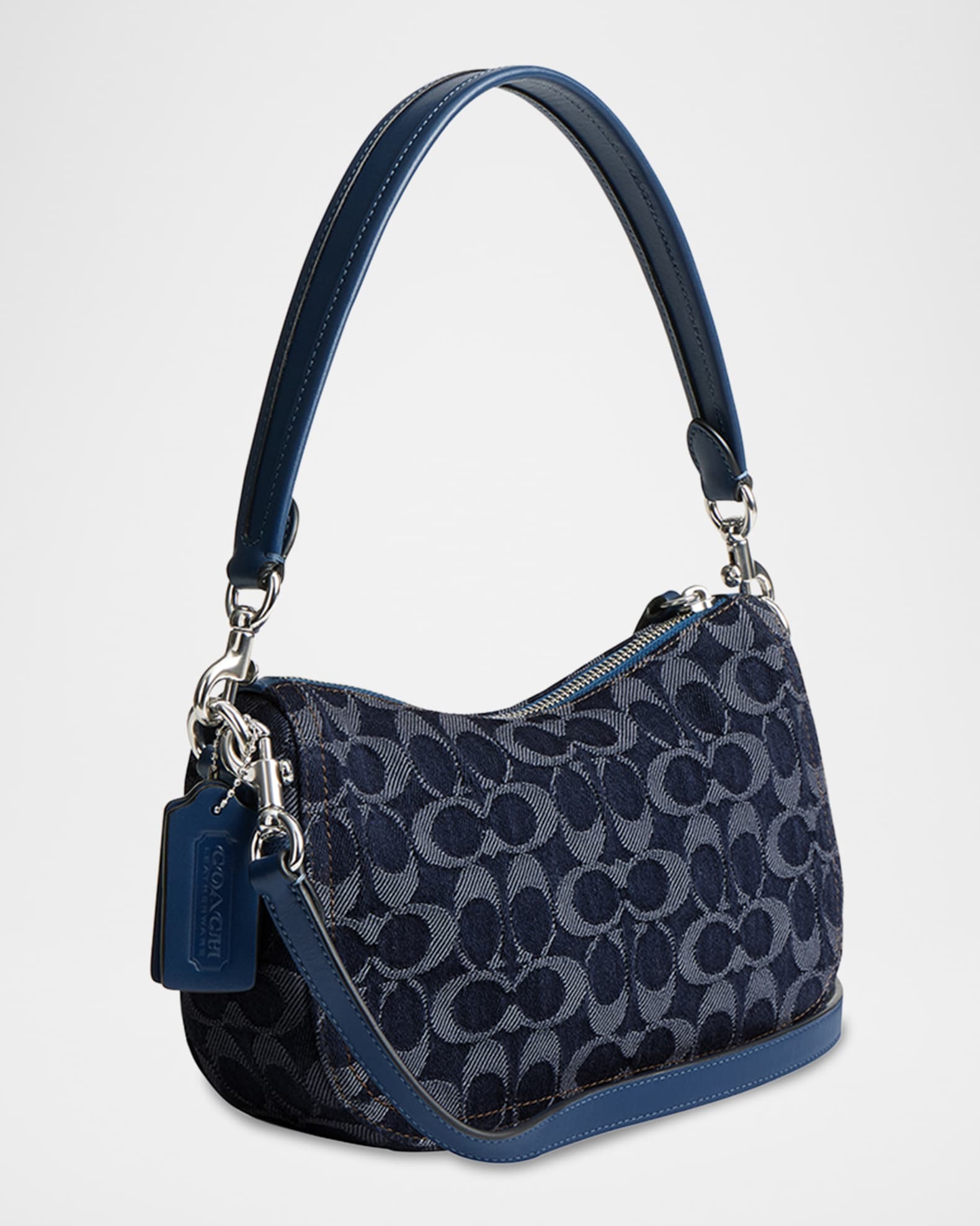 2WAY【COACH】Swinger20 In Signature Denim Shoulder Bag COACH® | Swinger Bag In Signature Denim