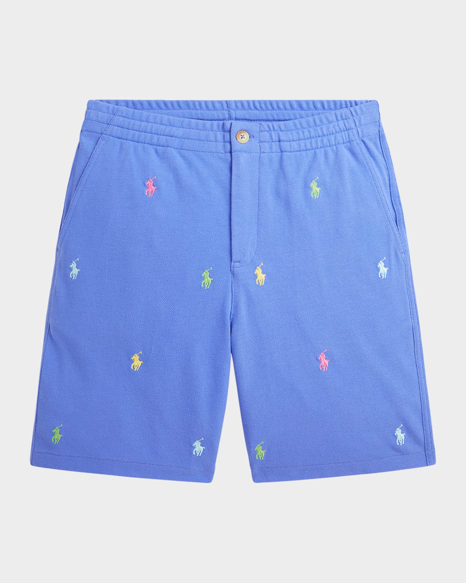 Boy's Shorts W/ Embroidered Ponies 0