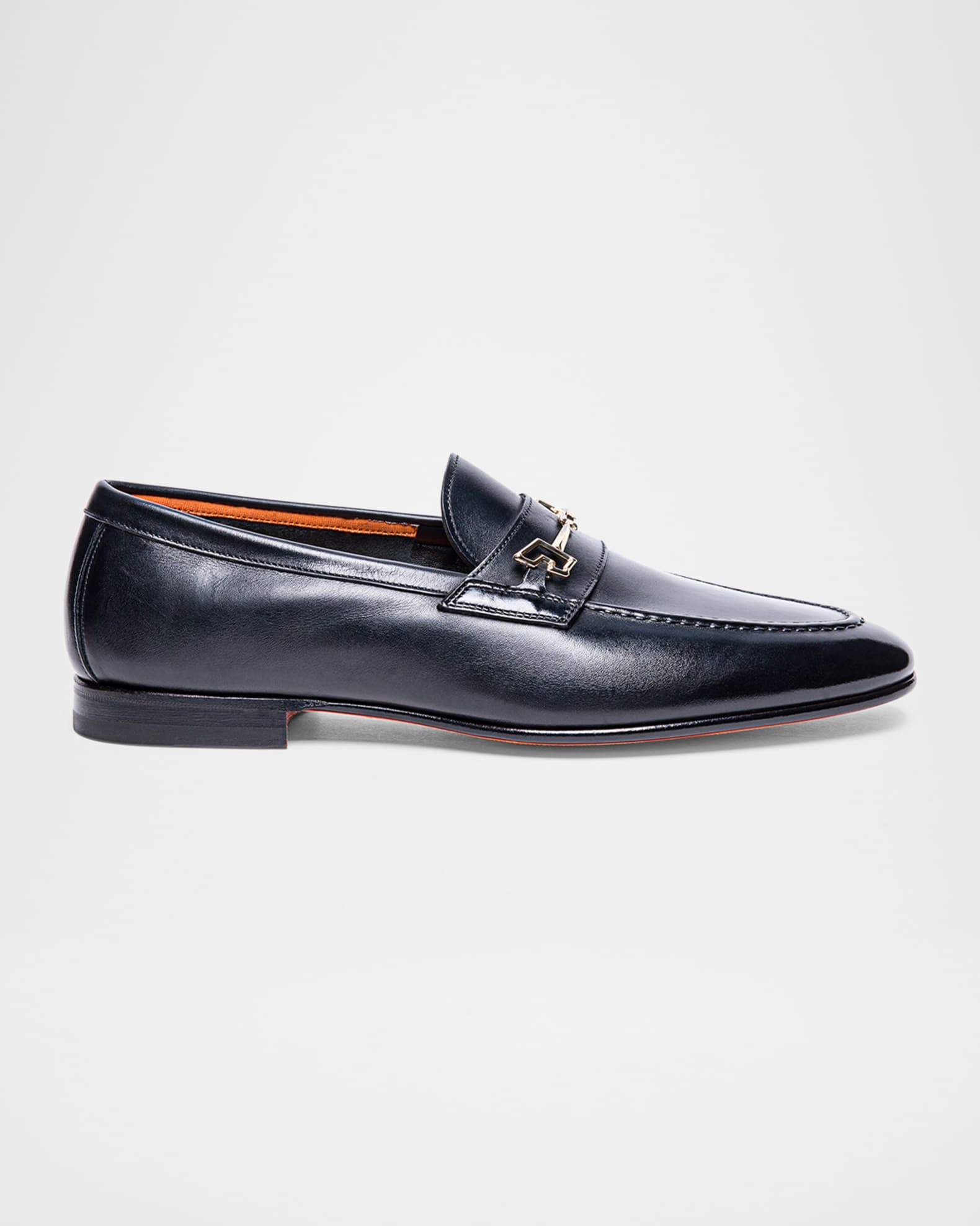 Men's Saddle Leather Bit Loafers 0
