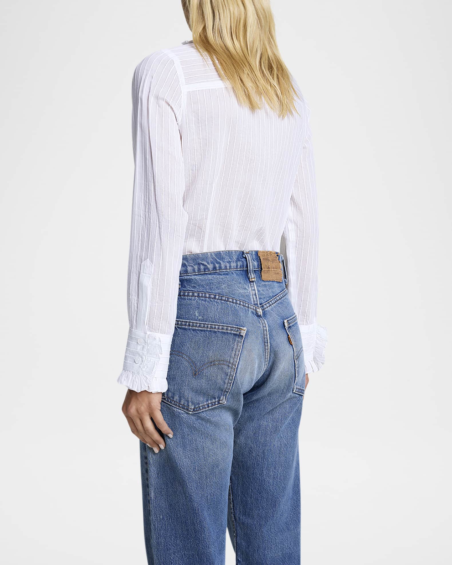 Ruffle-Trim Shirt - Thumbnail 2
