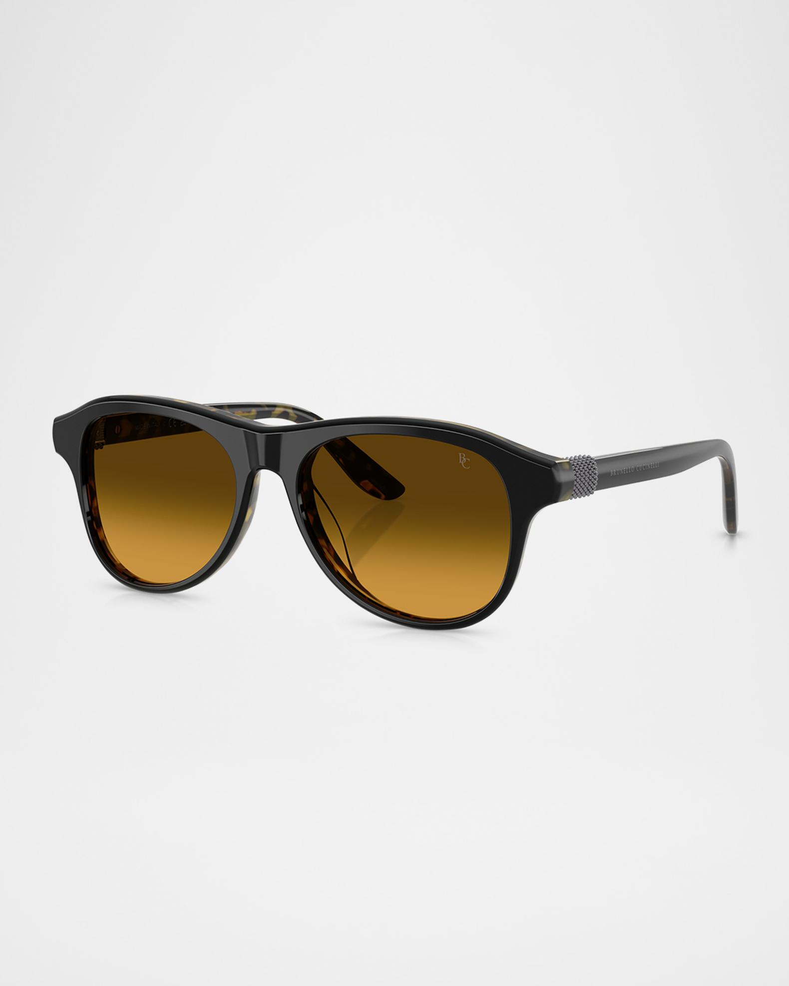 Brunello Cucinelli BC4015S Acetate Aviator Sunglasses 