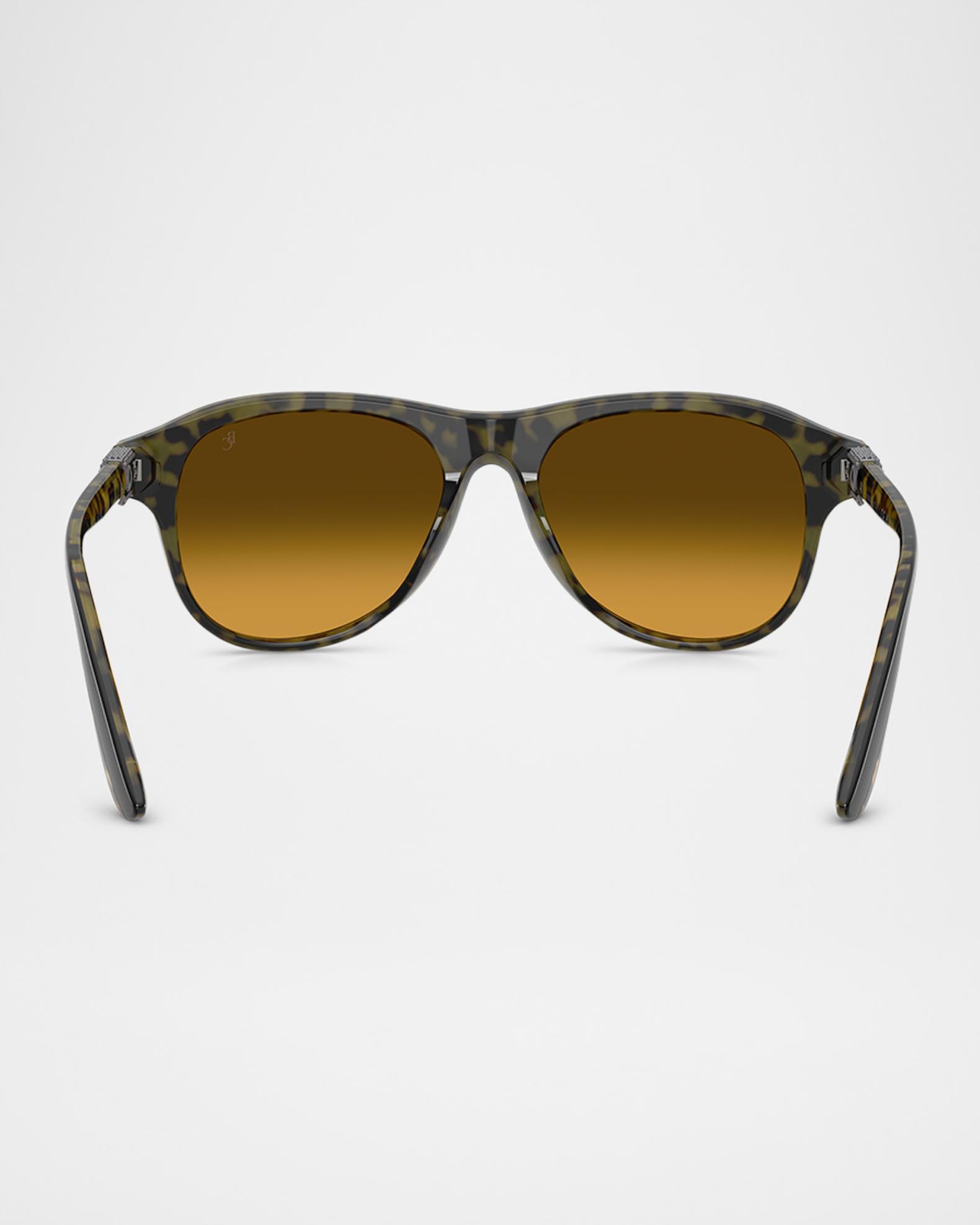 $813 Brunello CucinelliBC4015S Acetate Aviator Sunglasses Brunello Cucinelli BC4015S Acetate Aviator Sunglasses  main image 3