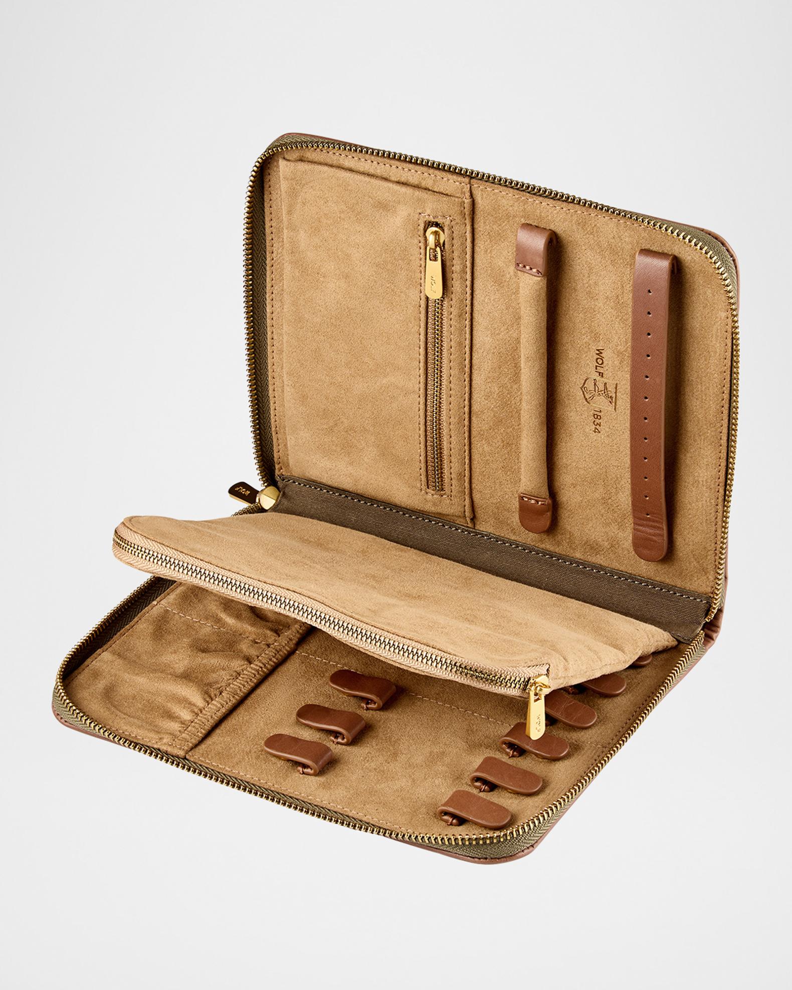 WOLF Ida Travel Zip Jewelry Portfolio | Neiman Marcus