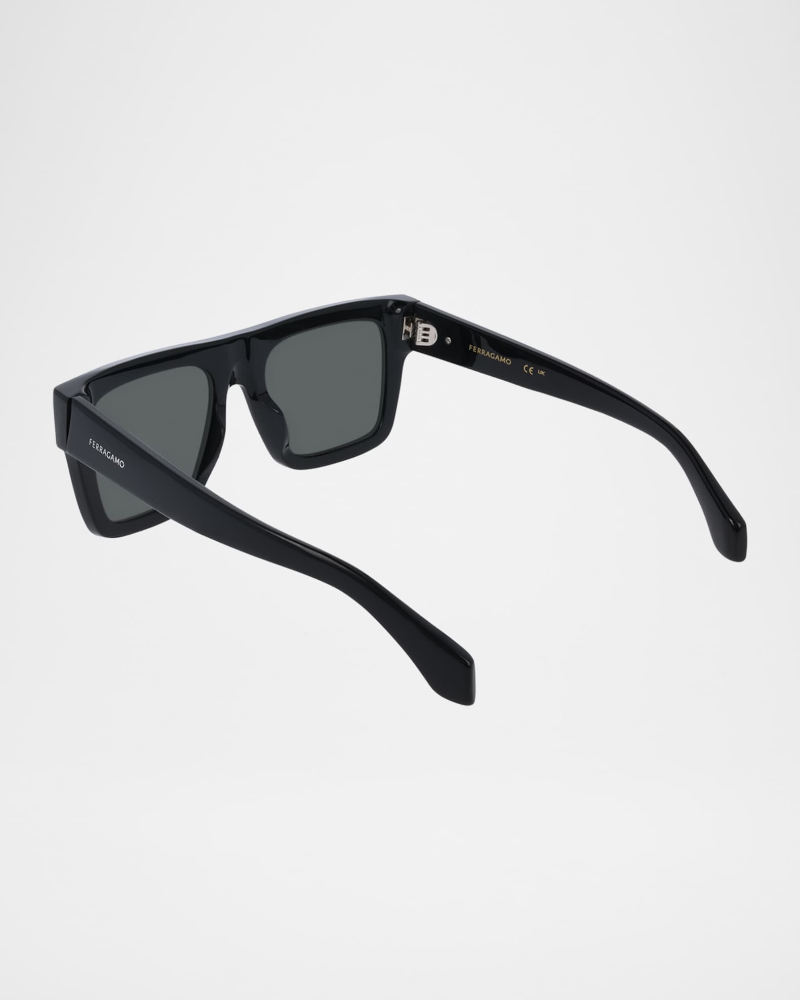 Men's Rivets Acetate Square Sunglasses 1