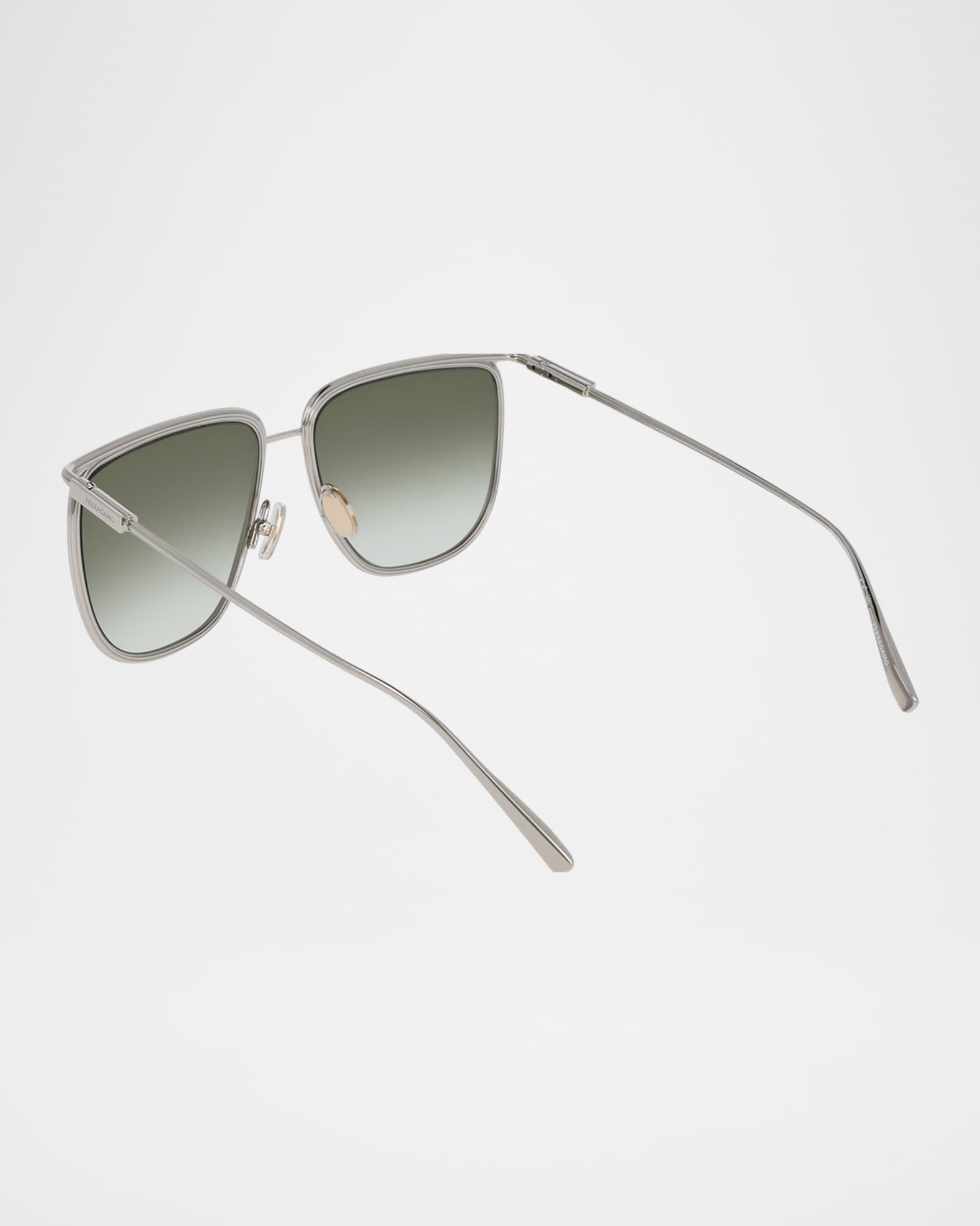 Rectangle Metal Sunglasses 1