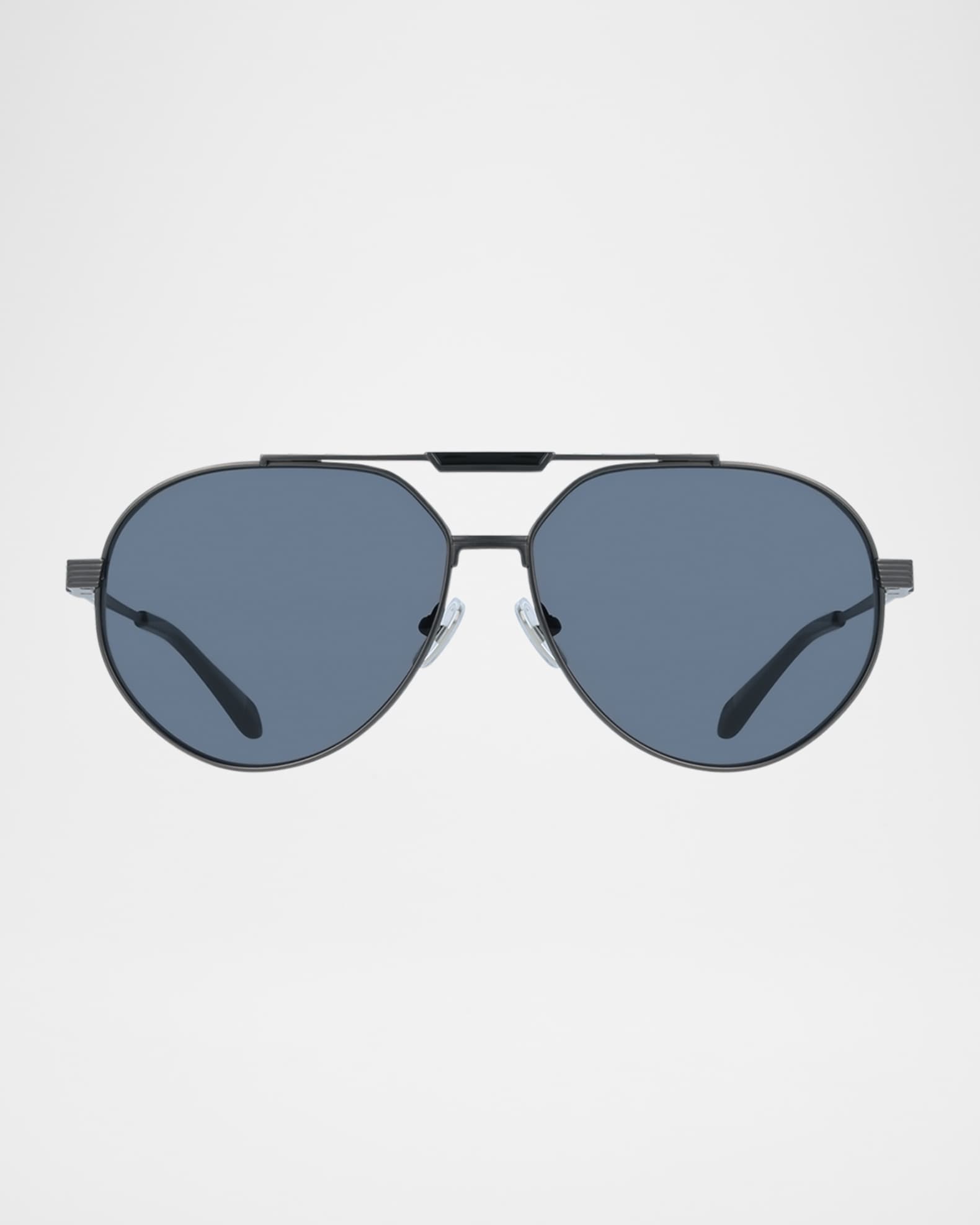 Men's Gancino Titanium Aviator Sunglasses 0