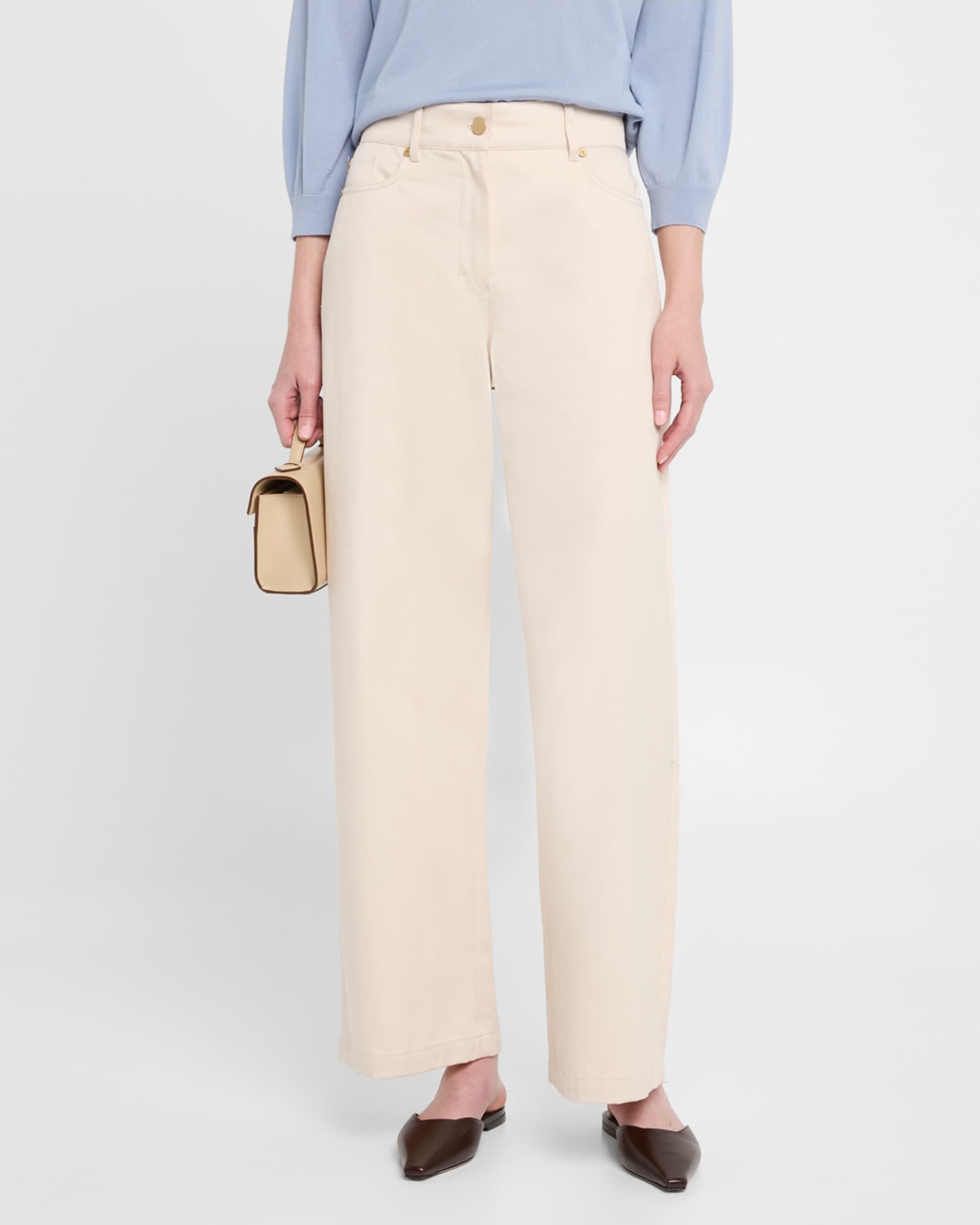 Max Mara Valeria Straight-Leg Ankle Jeans | Neiman Marcus