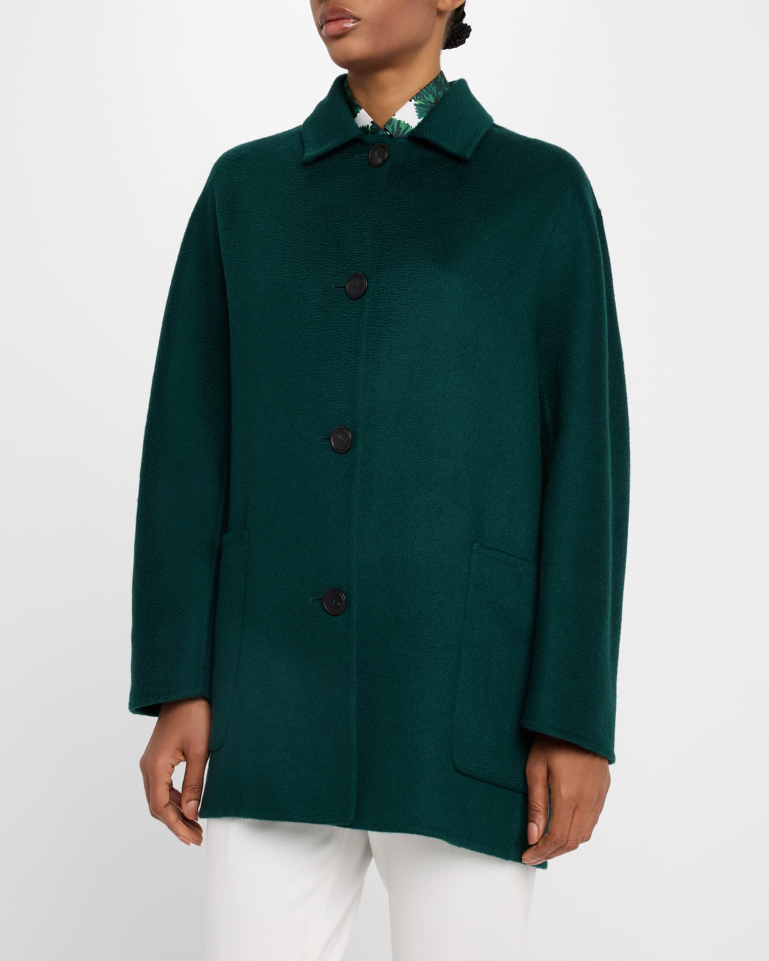 Max Mara Lembi Single-Breasted Cashmere Coat | Neiman Marcus