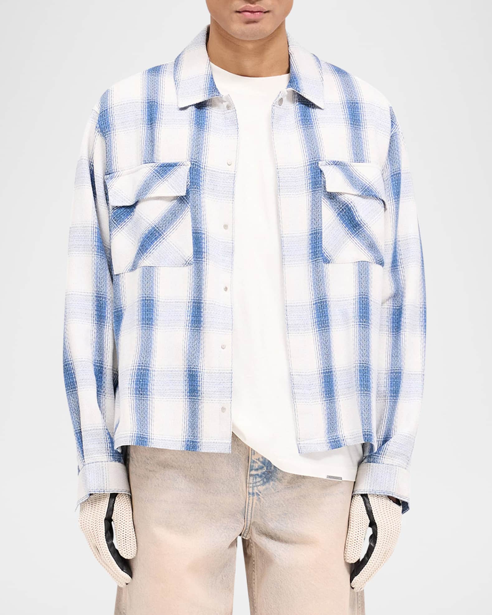 REPRESENT Men's Flannel Button-Down Shirt | Neiman Marcus