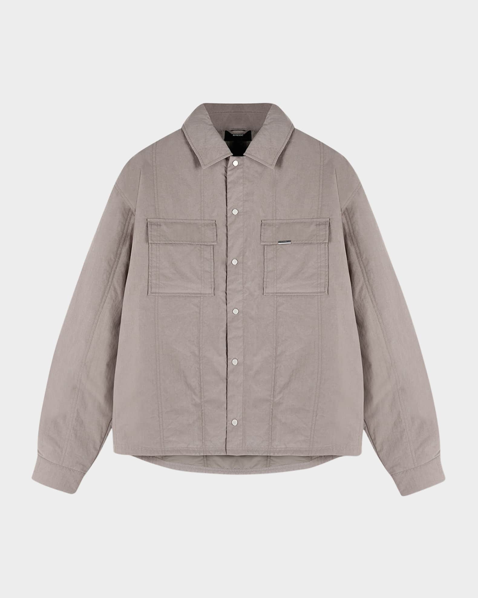 Men's Quilted Overshirt 0