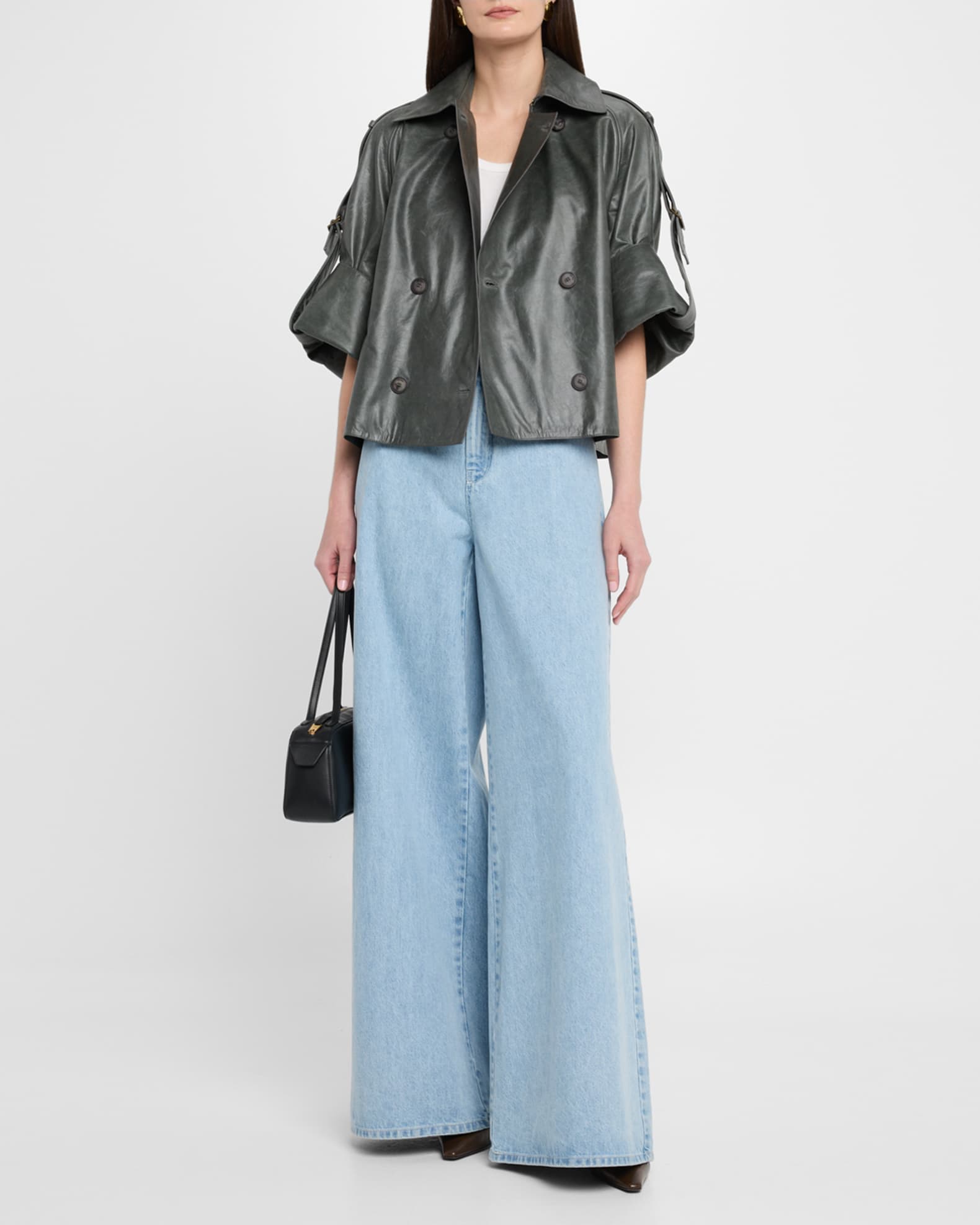 デニム・ジーパン MAX MARA DENIM AFFARI WIDE-LEG JEANS MAX MARA Affari high-rise wide-leg jeans | NET-A-PORTER