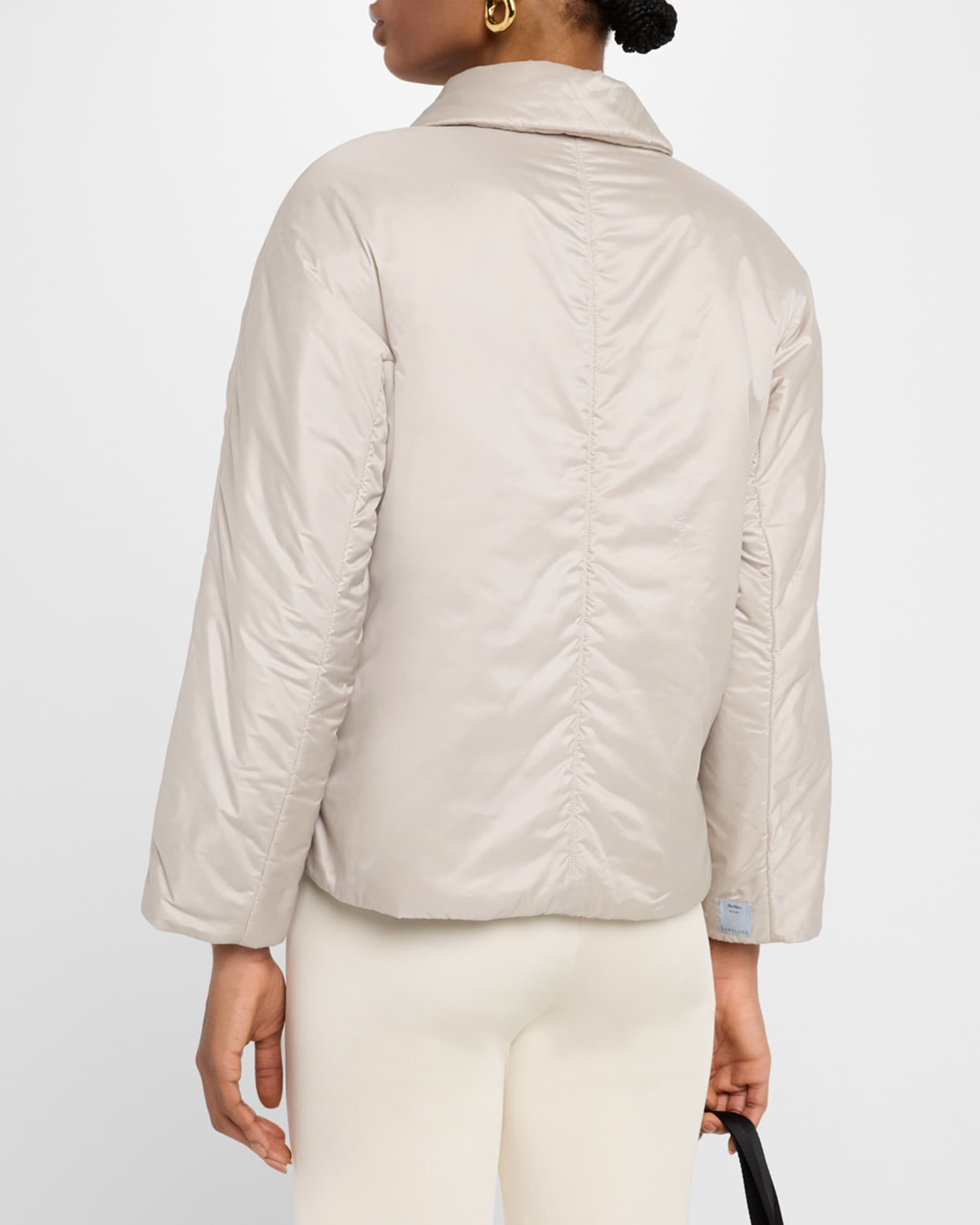Max Mara Greens Padded Shirt Jacket | Neiman Marcus