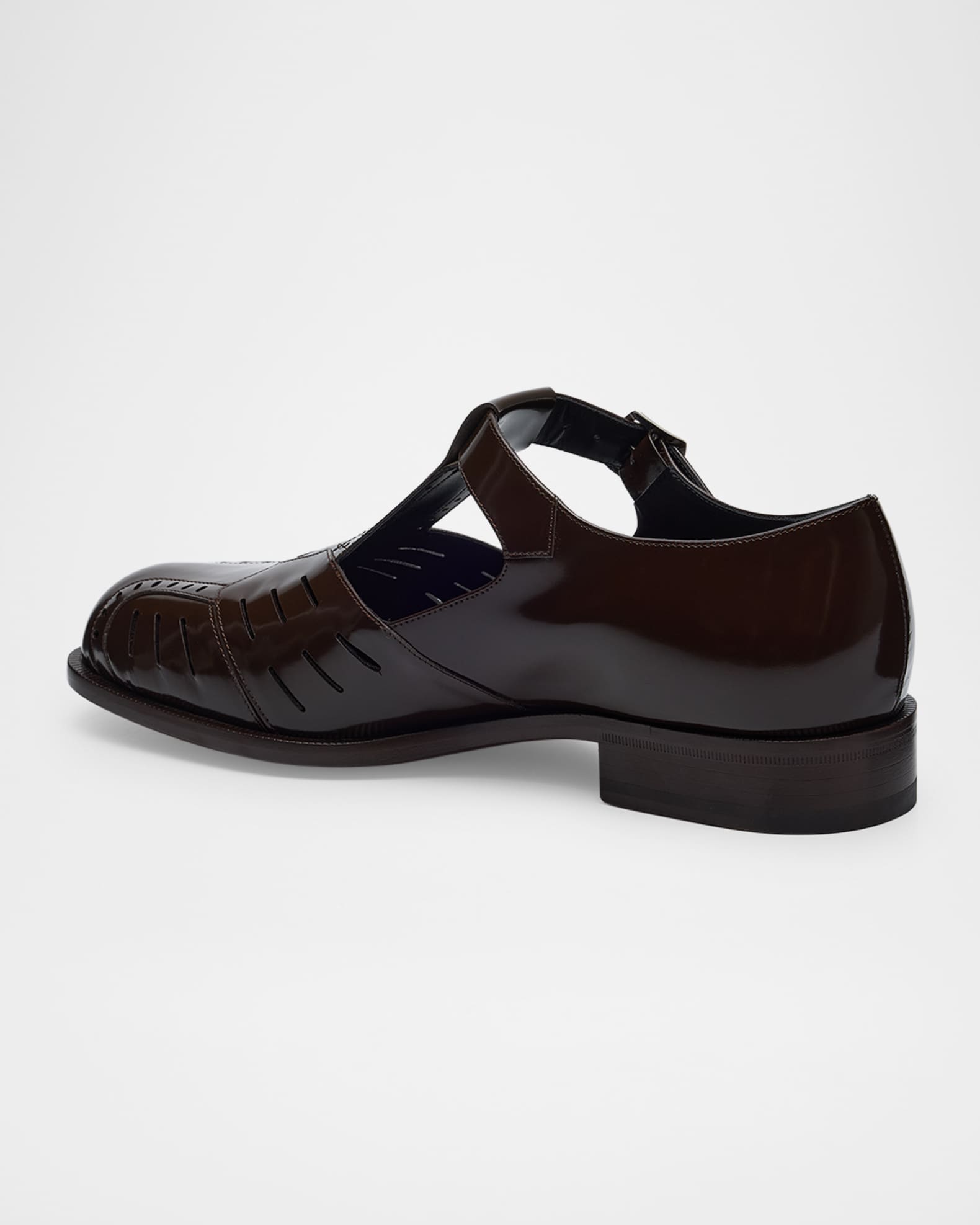 Men's Spiegel Leather T-Strap Mary Jane Shoes 1