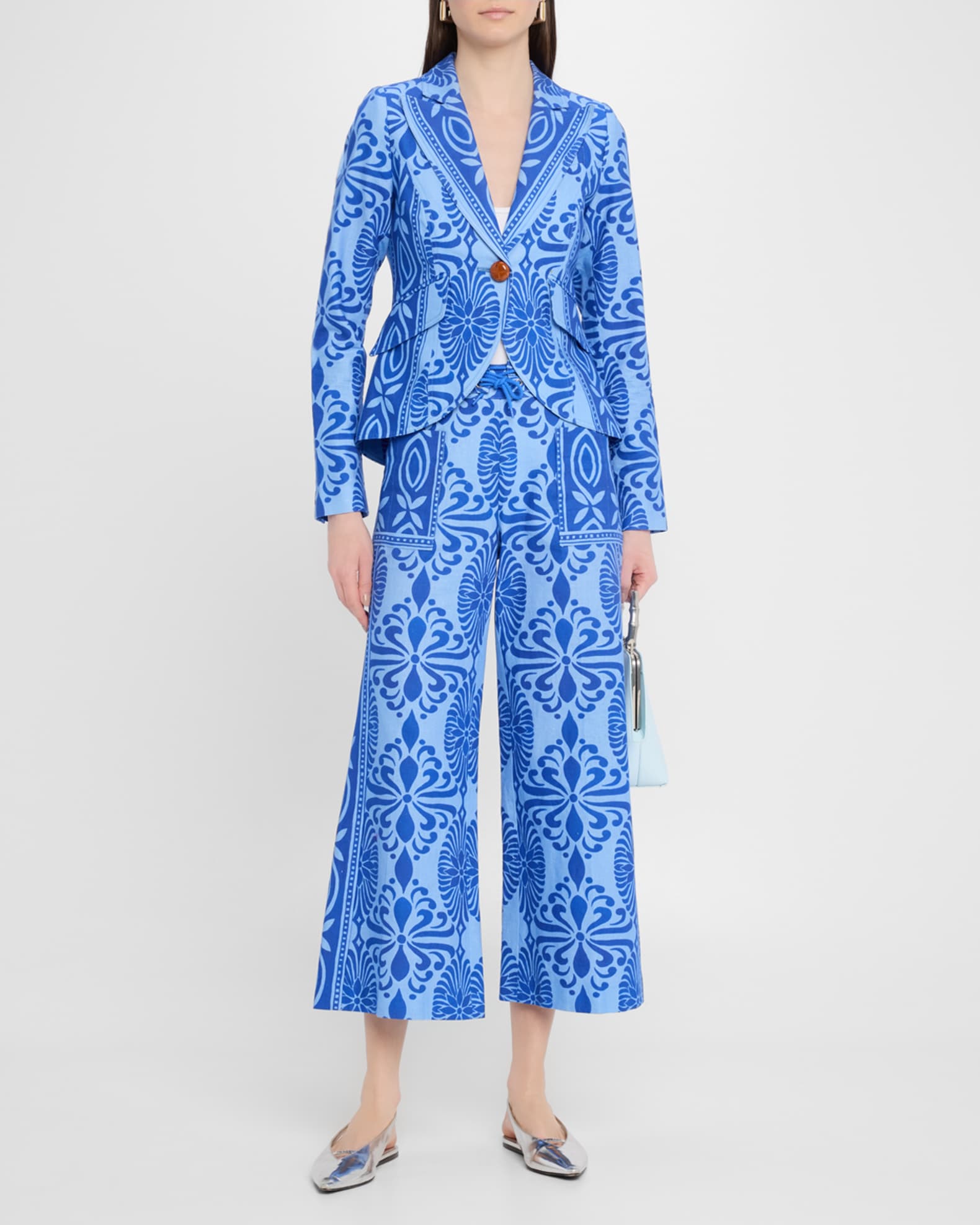 Cropped Patch Pocket Surf Pants 1