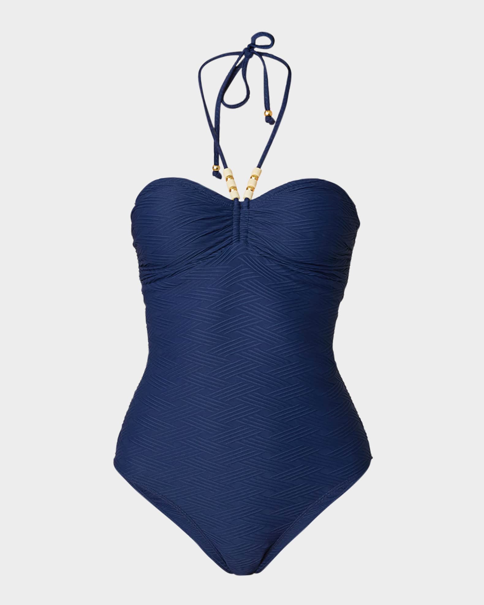 Cinched One-Piece Swimsuit 0